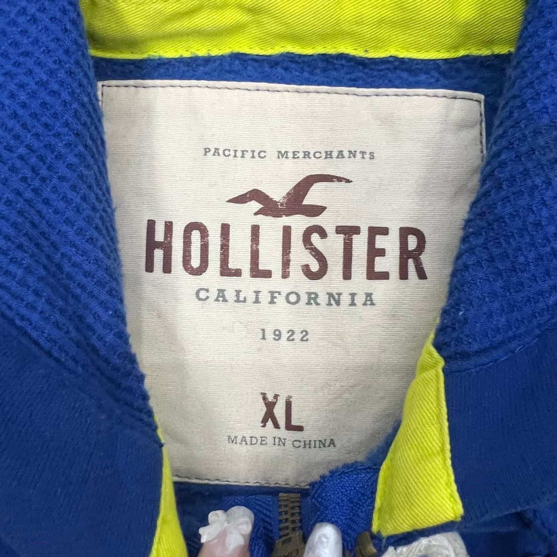 홀리스터 블루 후드집업 상품이미지2