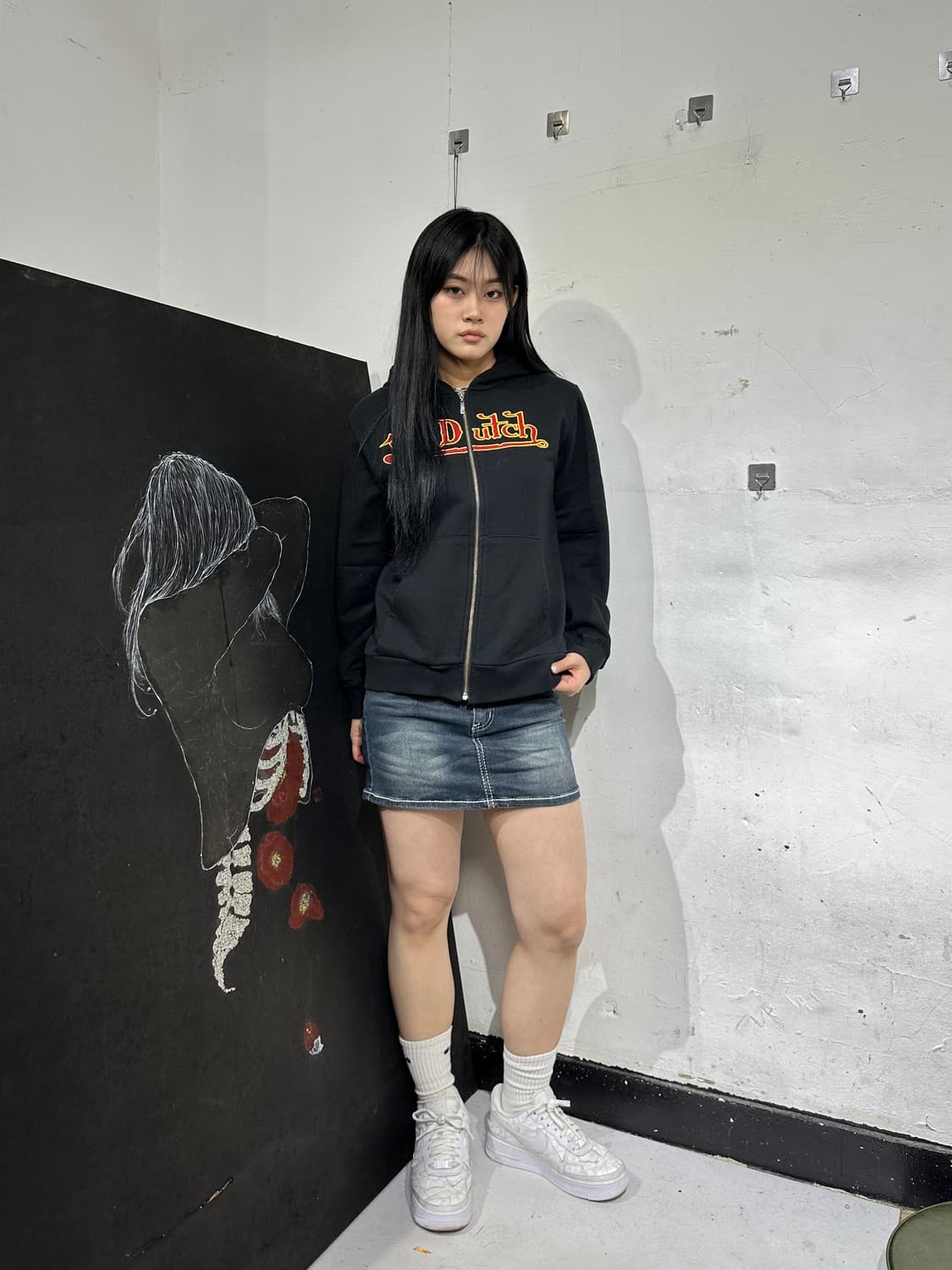 Jpn 일본빈티지 본더치 y2k 후드집업 져지 상품이미지1