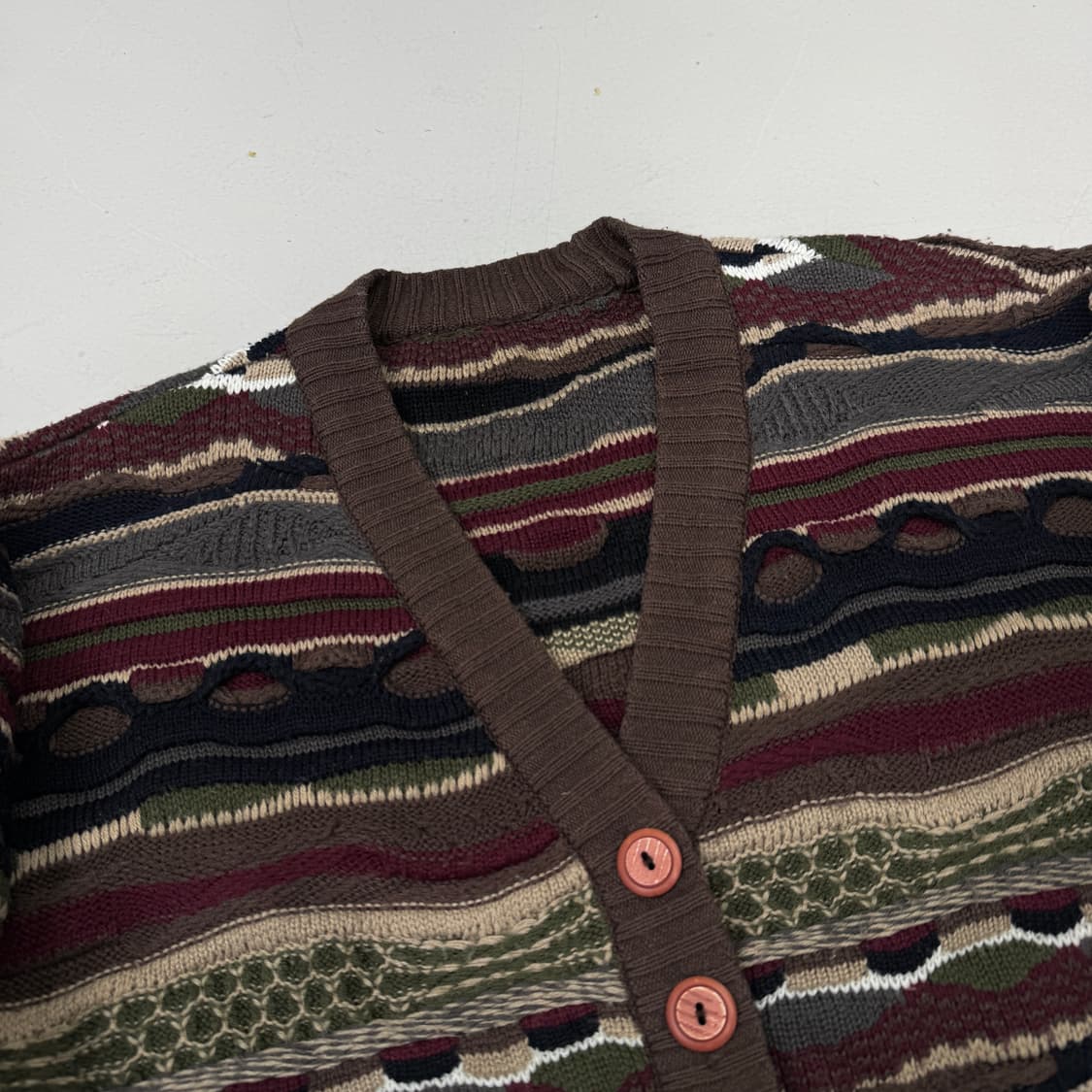 빈티지 쿠지맛 케이블 니트 가디건 상품이미지3