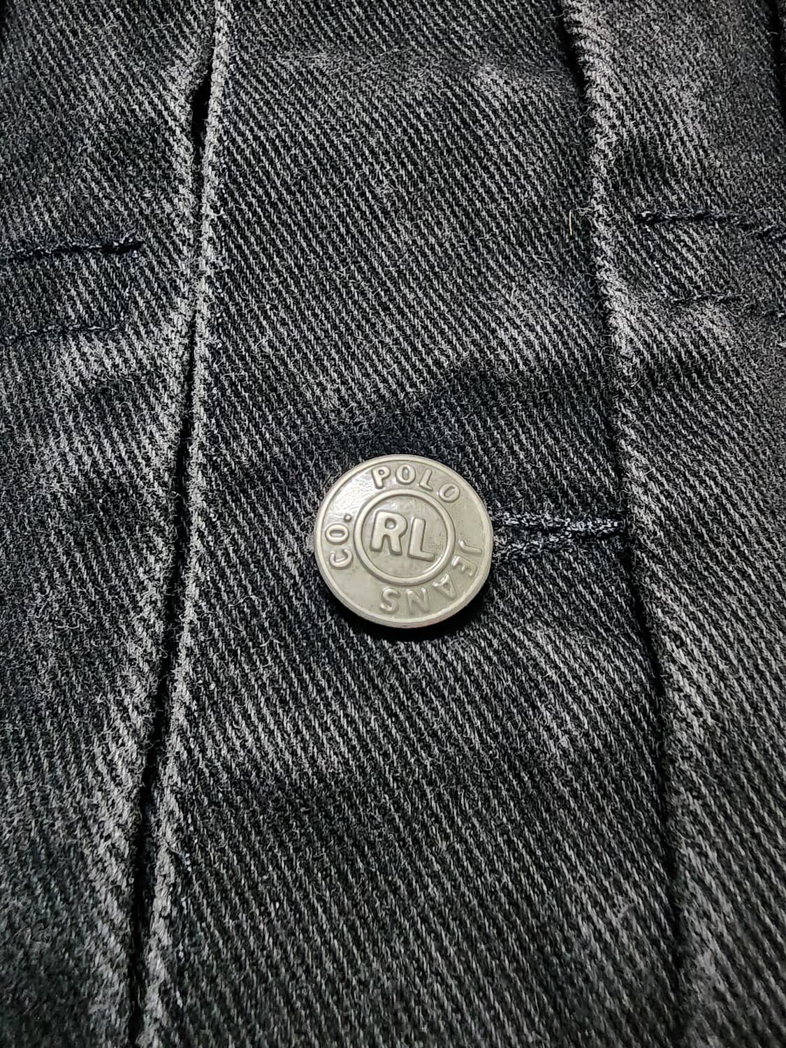 빈티지 폴로진스 2세대  블랙 데님 트러커자켓 상품이미지8