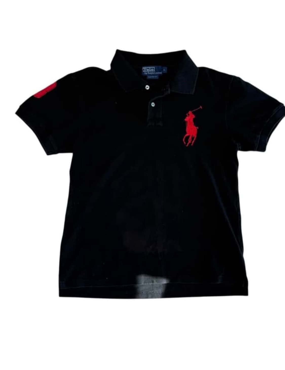 폴로 빅포니 넘버 3 블랙 레드 컬러 상품이미지1