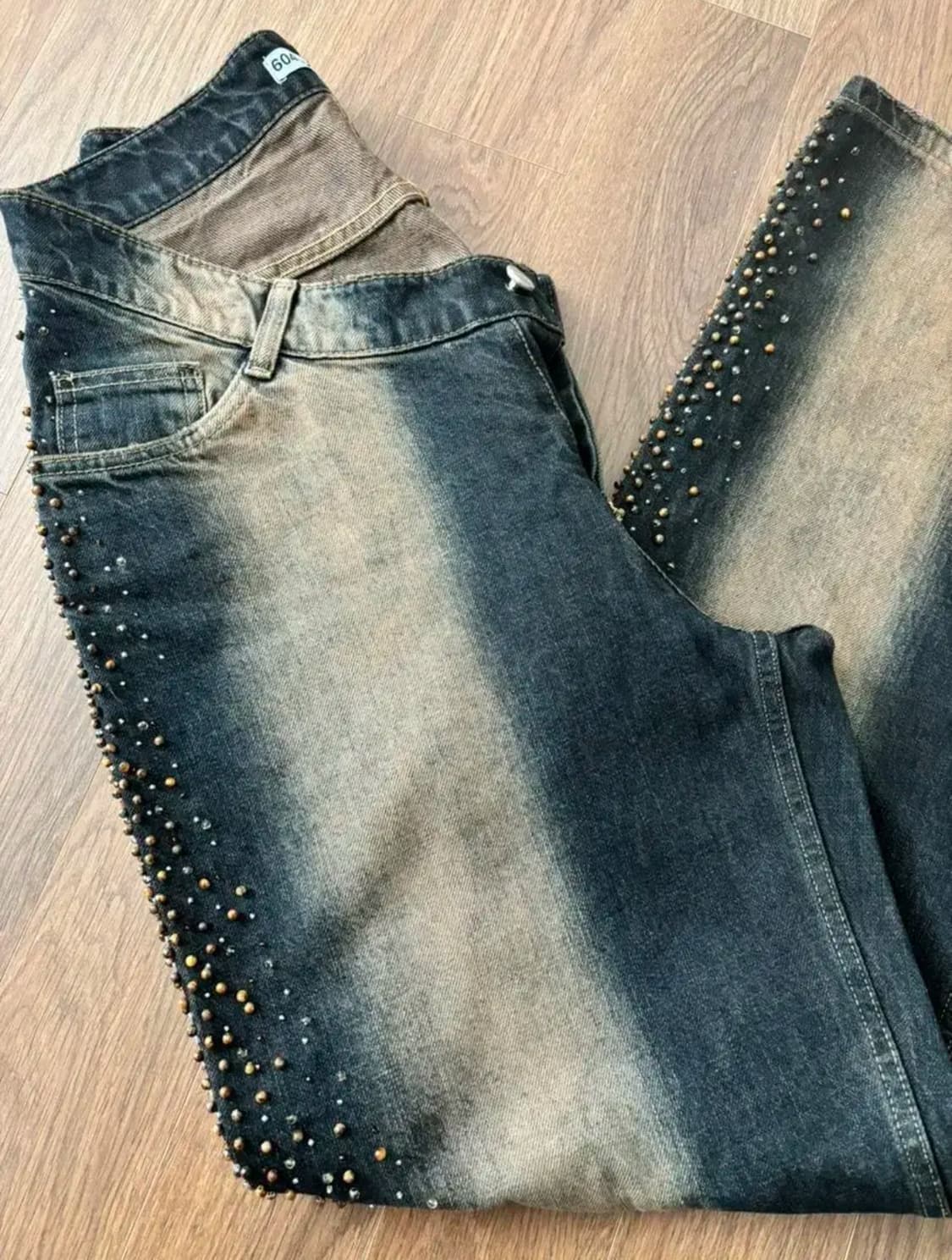 604 service beaded jean 604 서비스 팬츠 진  상품이미지2