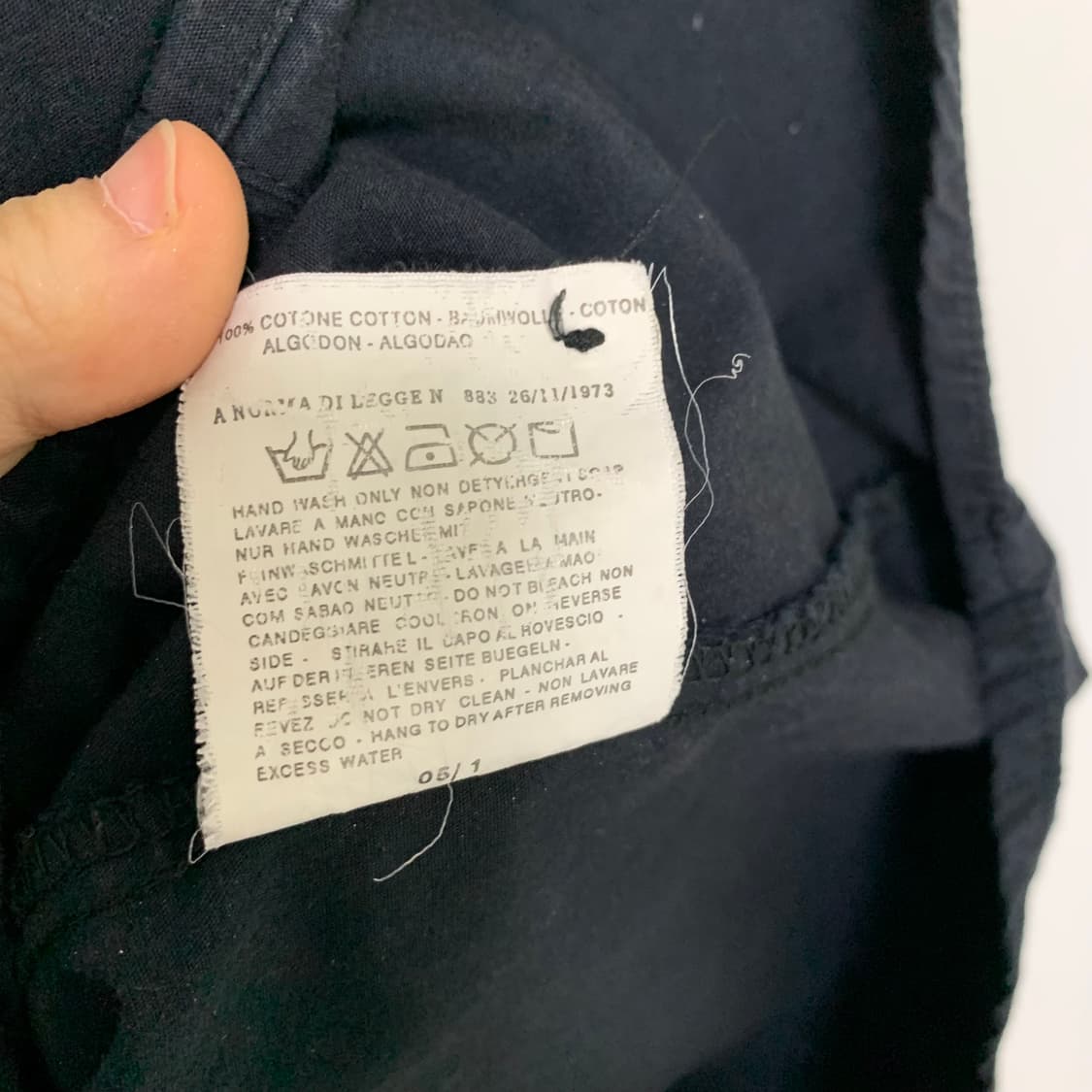 D&G 돌체앤가바나 로고 빈티지 셔츠 블랙 XXL 상품이미지7