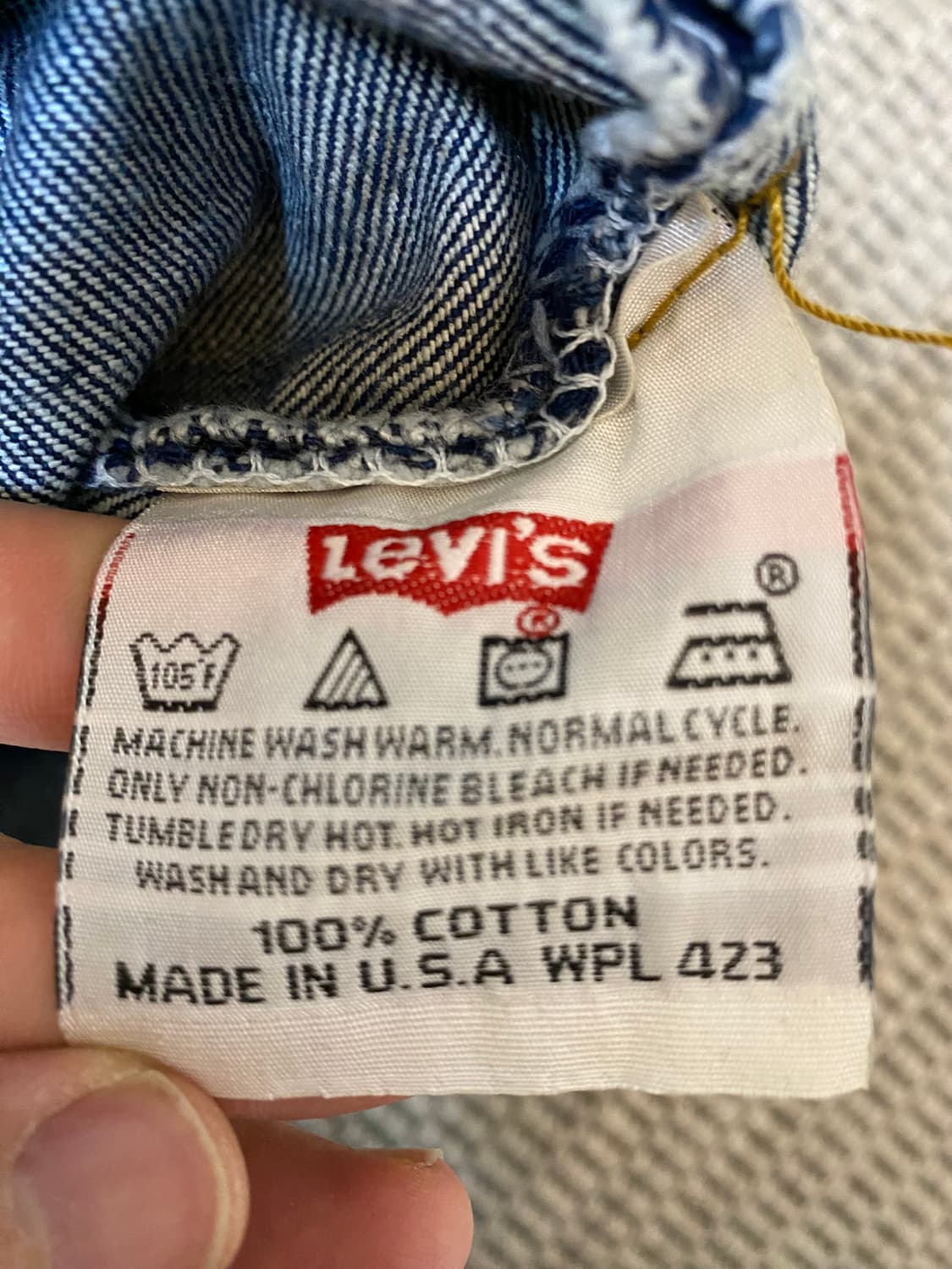 빈티지 리바이스 501 생지 30 사이즈 상품이미지3