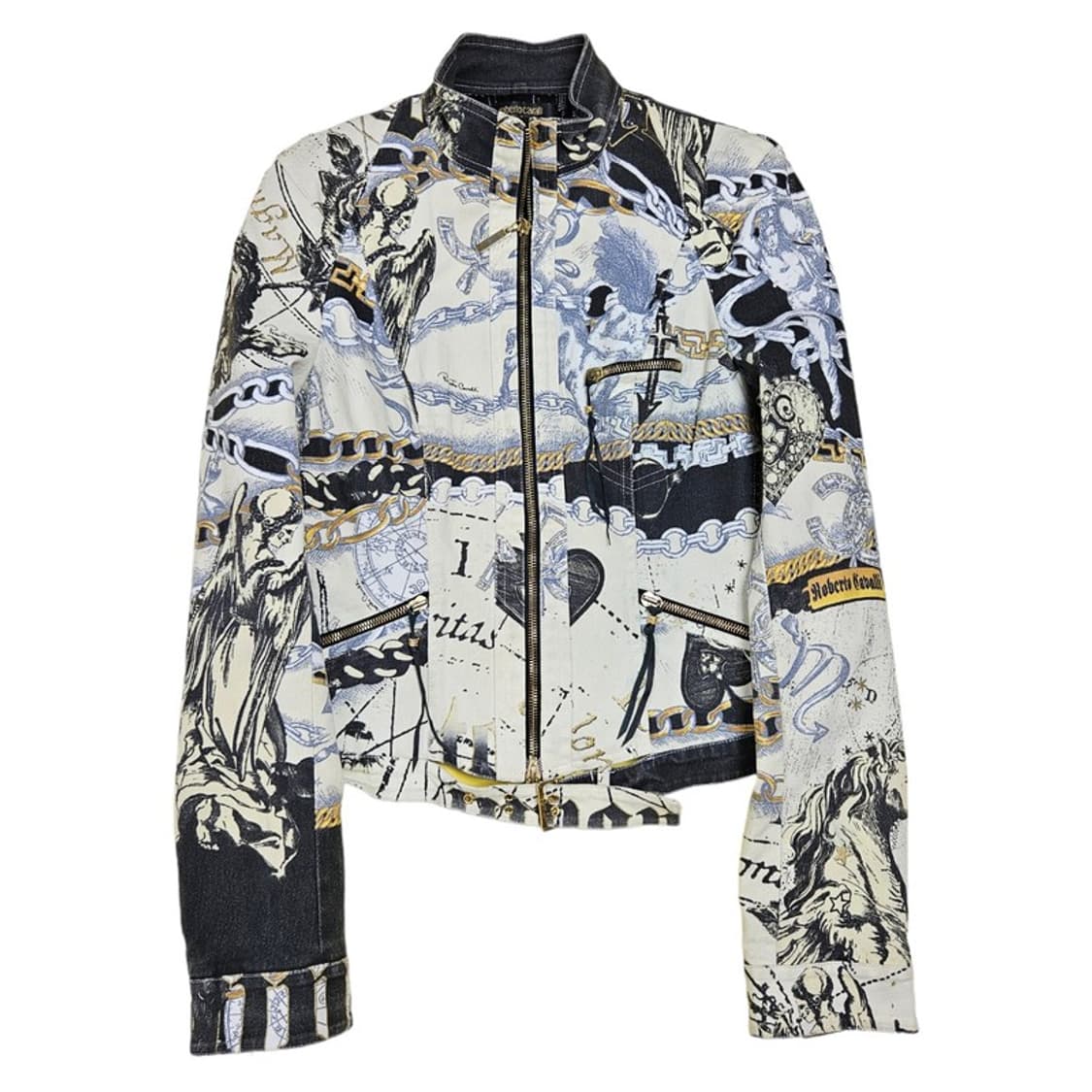 로베르토까발리 코튼 라이더 자켓 N335 hp3143 상품이미지1