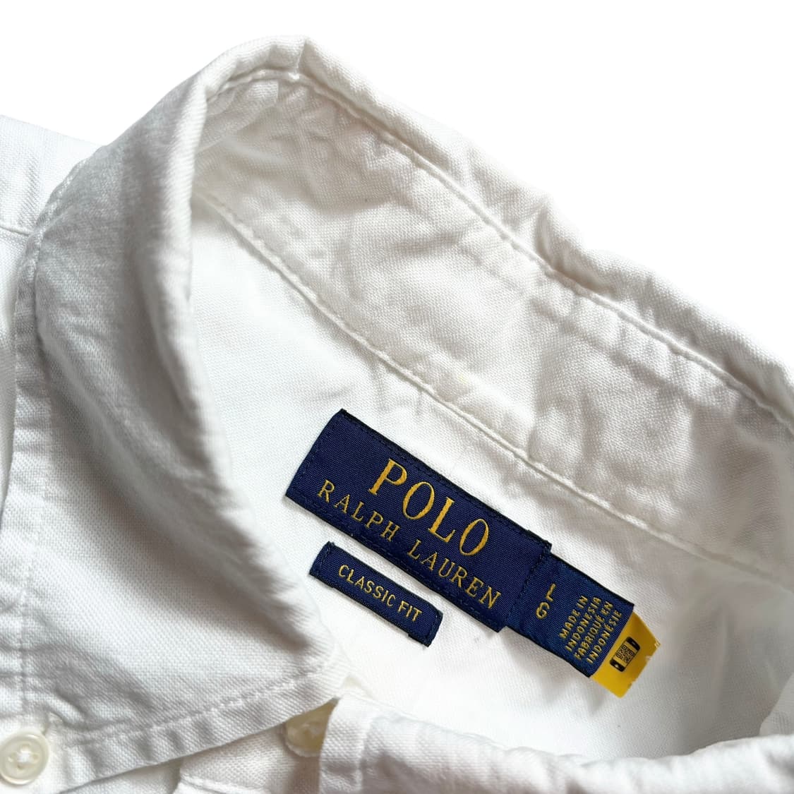 폴로 옥스퍼드면 화이트 셔츠 상품이미지3