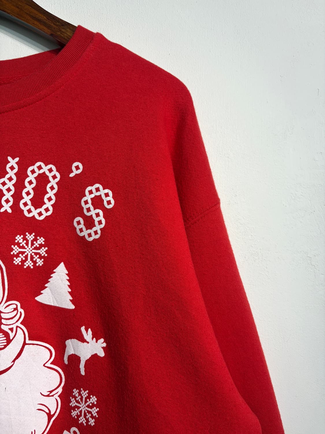 U.S.A. 크리스마스 어글리니트 스웻 셔츠 산타 L 상품이미지4