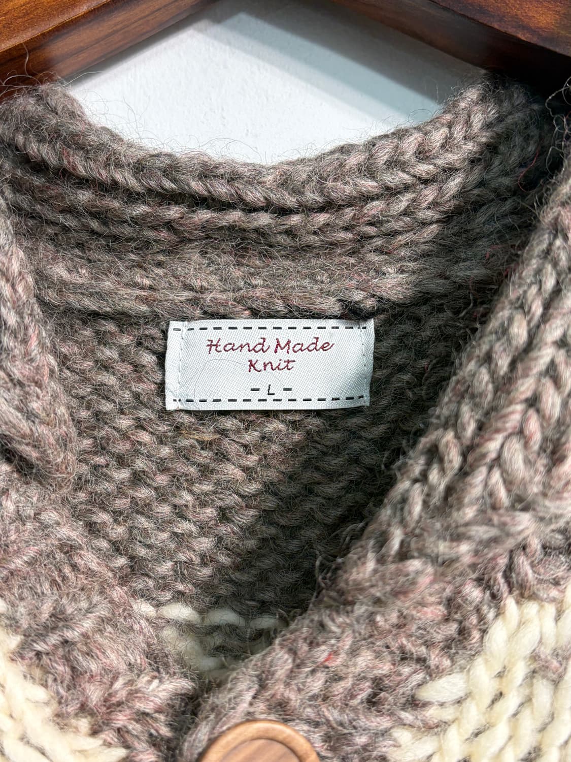 코위찬 (canadian sweater) heavy wool 100% 상품이미지7