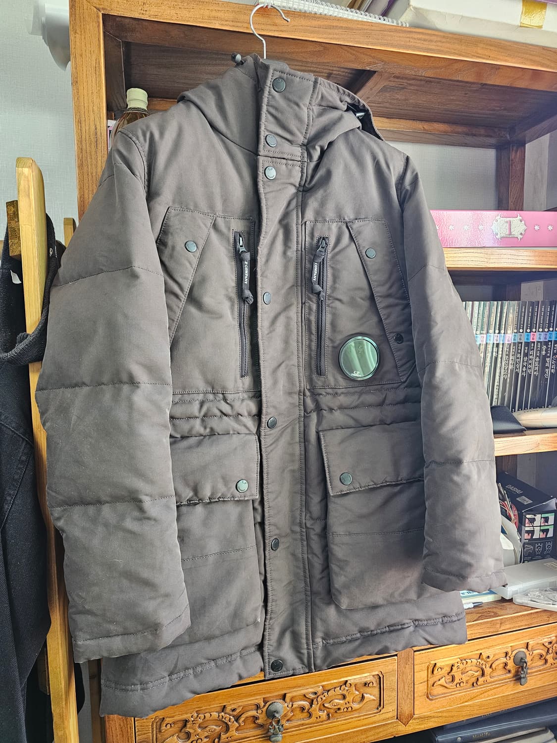 씨피컴퍼니 롱패딩 야상형 자켓 팔아요 cp 상품이미지1