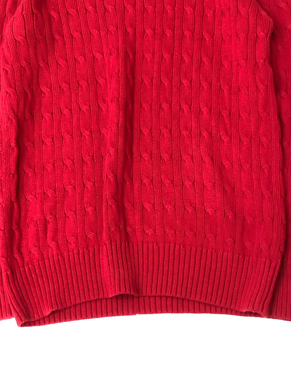 Polo 폴로 랄프로렌 레드 케이블 니트   상품이미지4