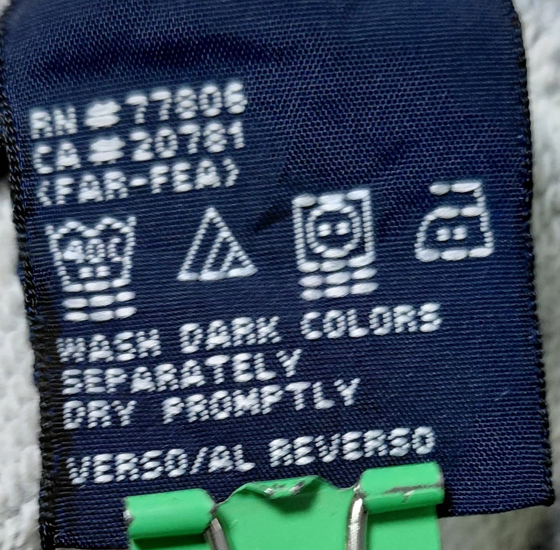 [M~L] 타미 힐피거 정품 클래식 로고 맨투맨 (그레이/기모없음) 상품이미지9