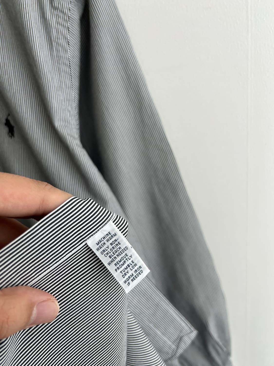 폴로 랄프로렌 블랙 스트라이프 셔츠 100-105 상품이미지5