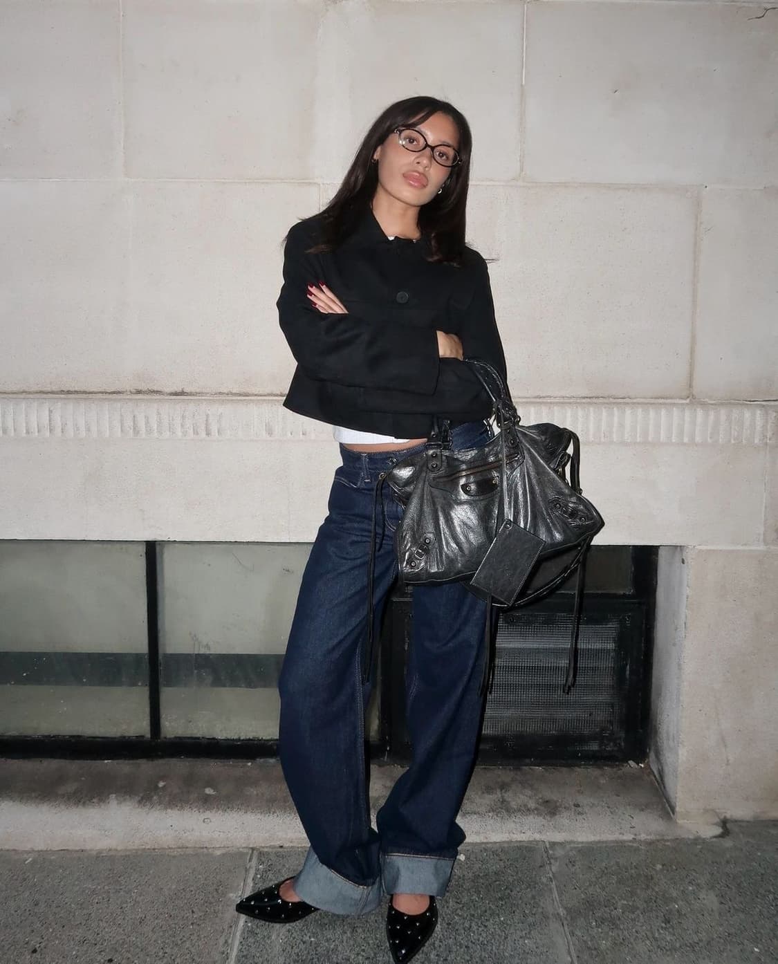 발렌시아가 클래식 모터백 스톤그레이 L 상품이미지9