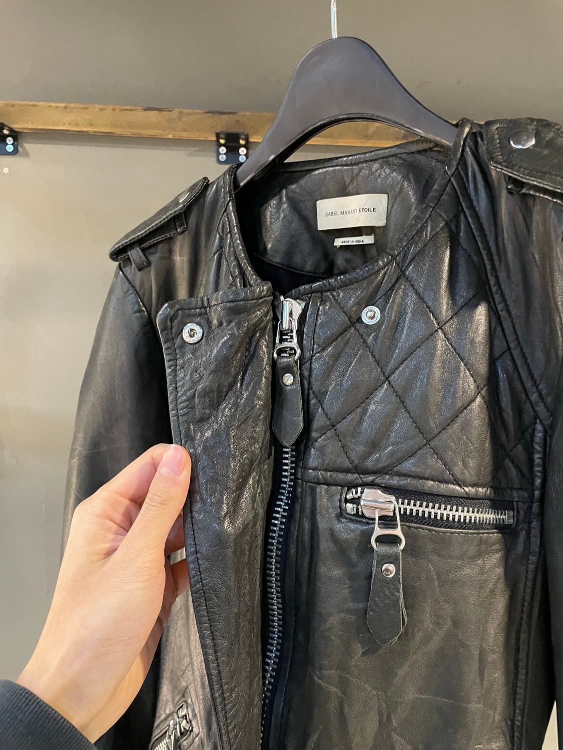 이자벨마랑 램스킨 자켓 상품이미지7