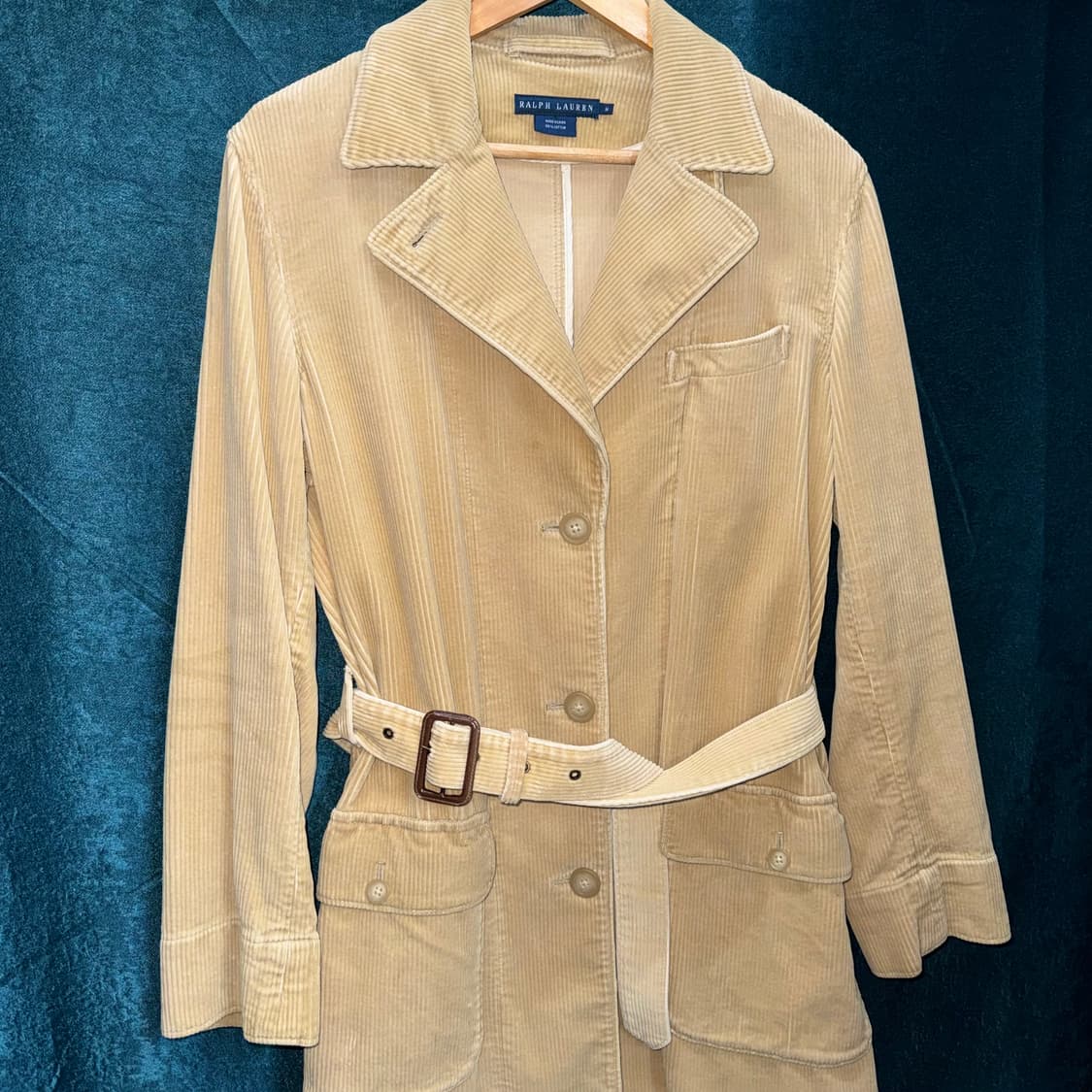 랄프로렌 코듀로이 레이디 싱글 코트 (M)   상품이미지2