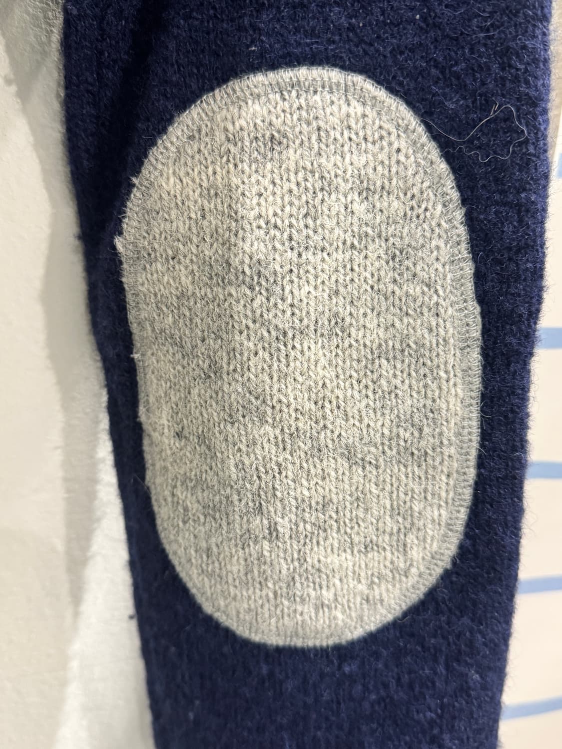 japan beams 울 패치 가디건 상품이미지7