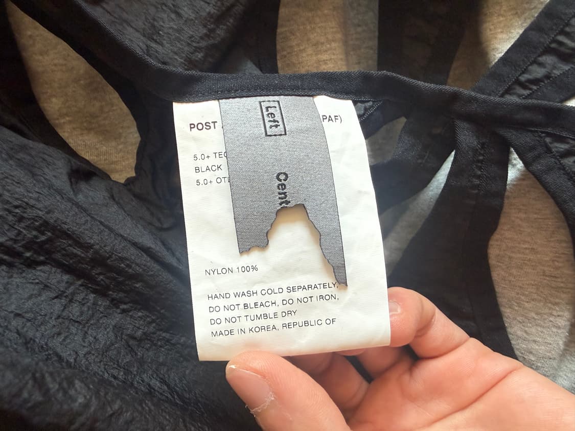 Paf 5.0+ technical jacket left black L o 상품이미지2