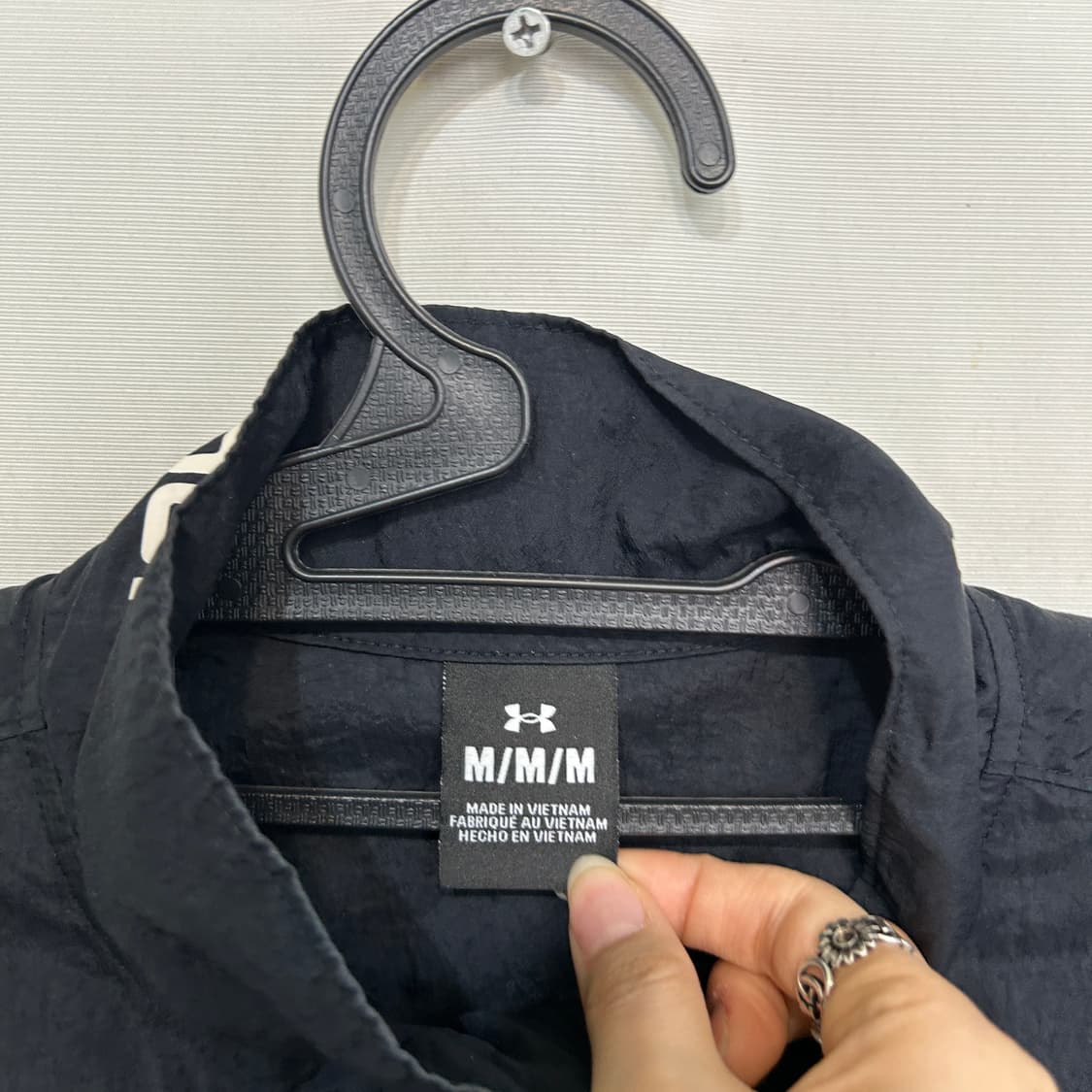 언더아머 여성 레거시 크링클 나일론 우븐 자켓 M  상품이미지3