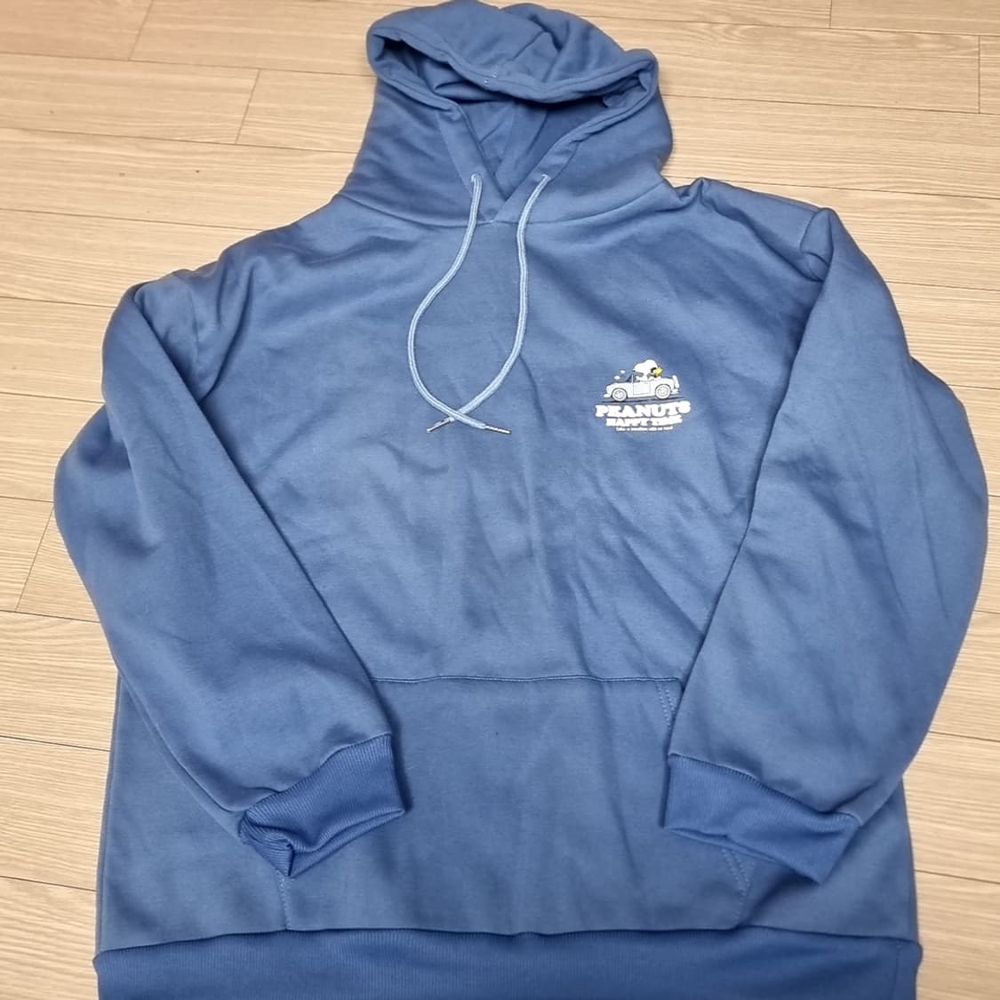 스누피 피너츠 블루 후드티(100-105) 상품이미지1