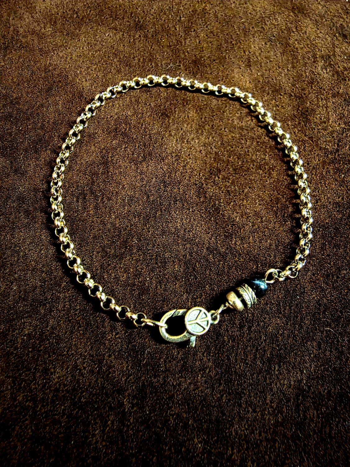 Blue Calm – 블루호안석 & 실버925 포인트 체인팔찌 상품이미지3