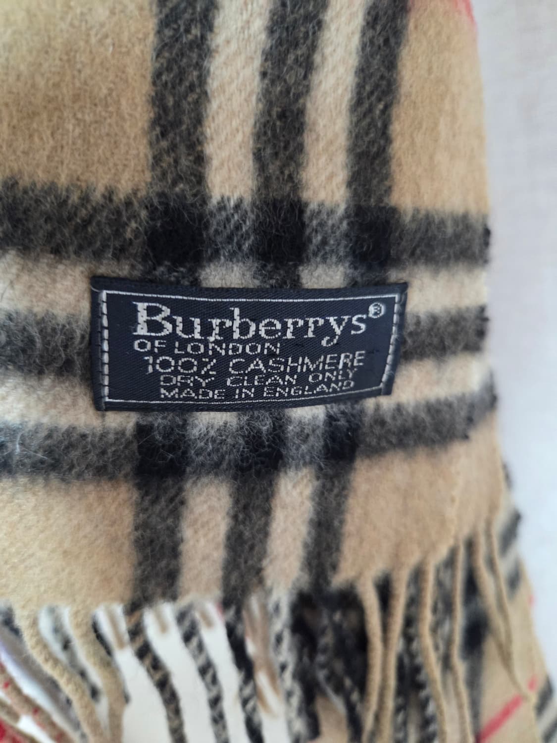 버버리 노바체크 캐시미어 머플러 상품이미지4