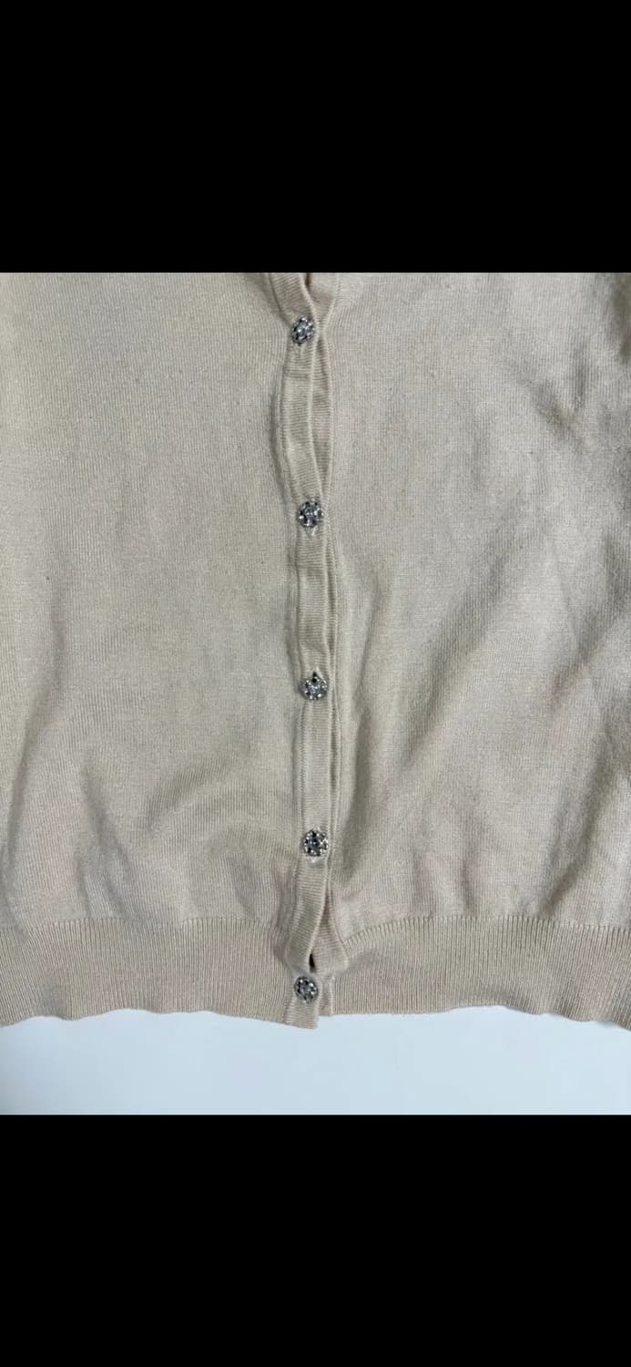 O131 MISCH MASCH 베이지 가디건 M (W) 상품이미지4