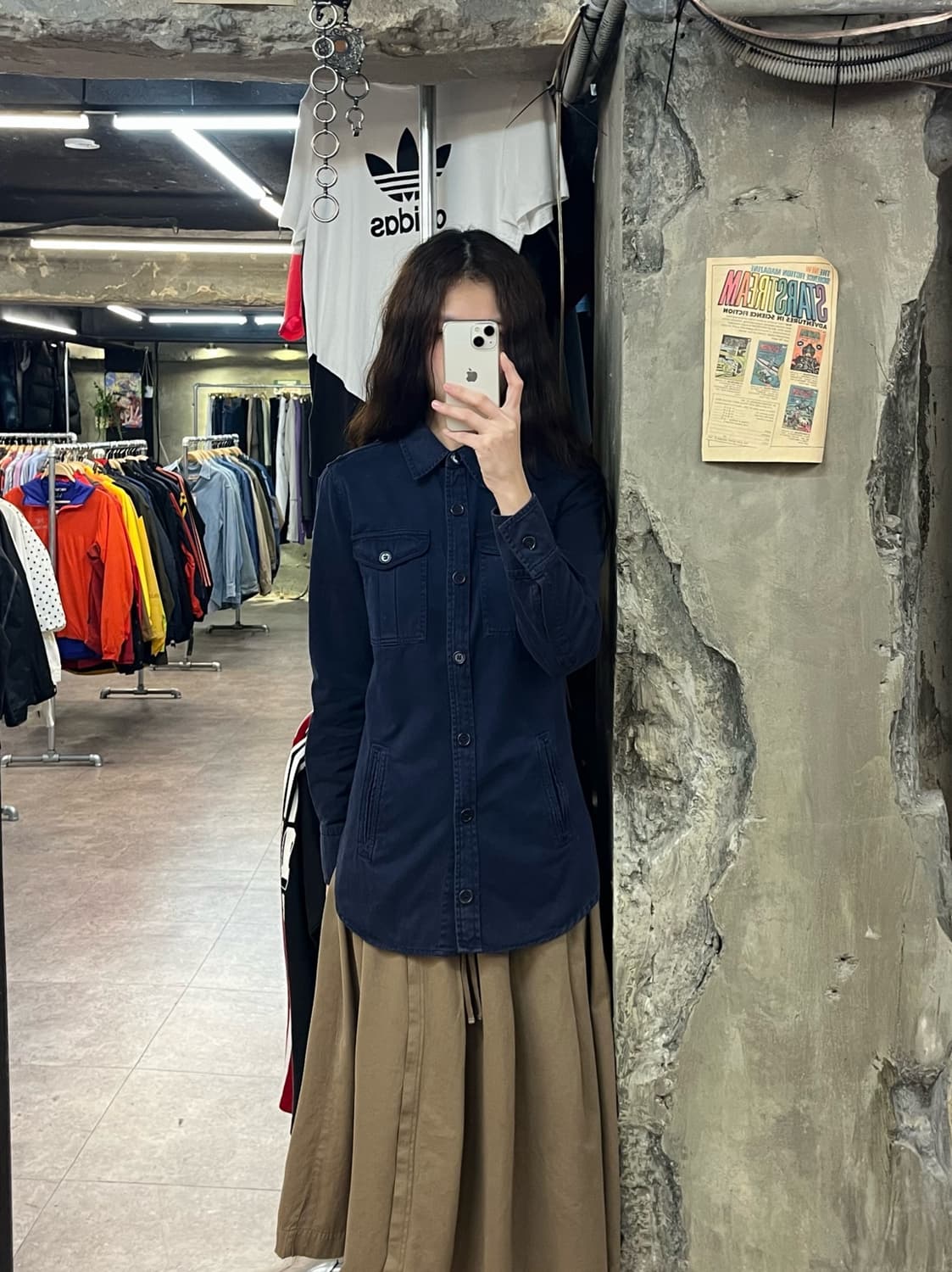 이자벨마랑 에투알 코튼 워크 자켓 네이비 #csz2195 상품이미지2