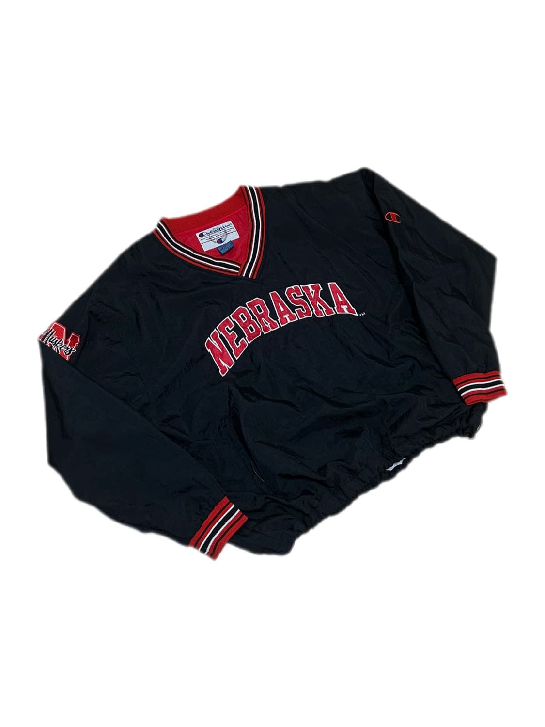 90s 챔피온 네브라스카 허스커스 나일론 웜업 상품이미지1