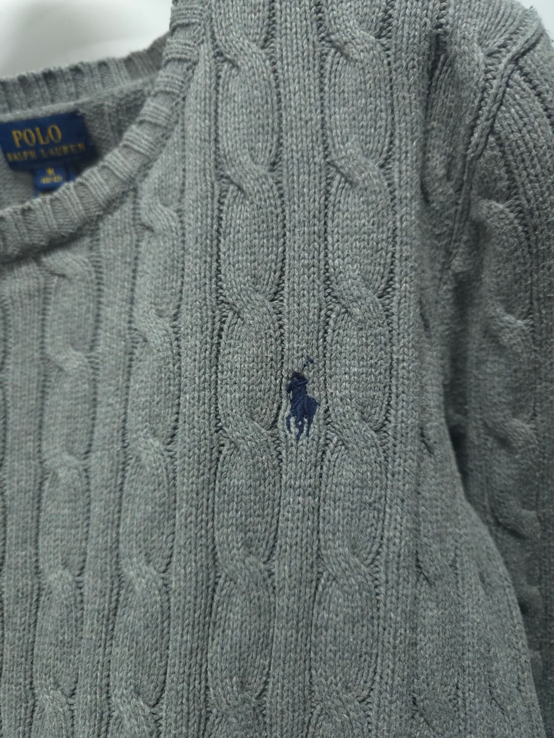 폴로랄프로렌 그레이 케이블 니트 ( 44~55 ) 상품이미지9