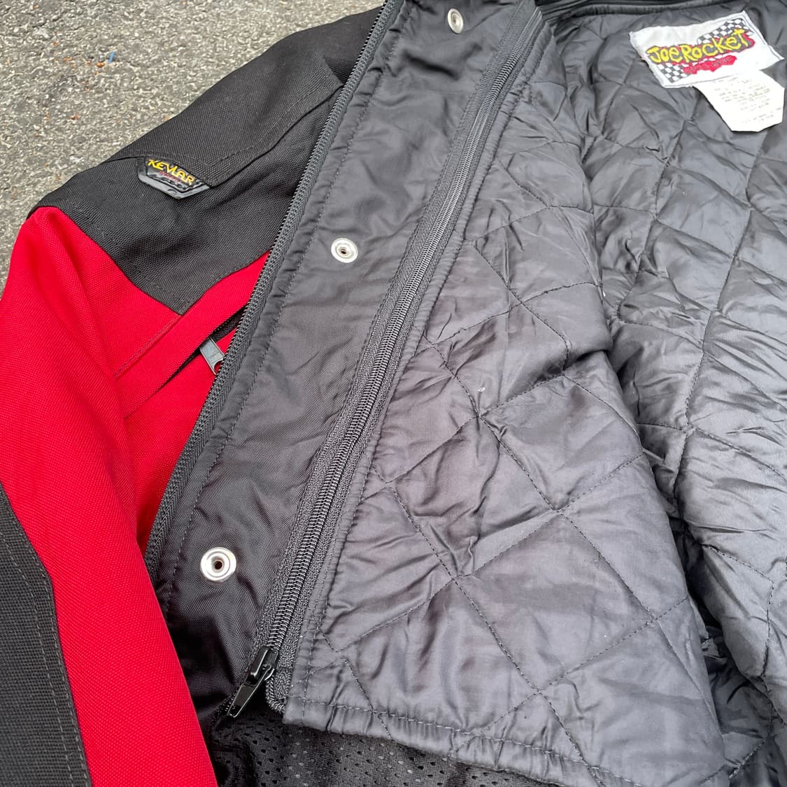 90s JOE ROCKET 레이싱 자켓 올드스쿨 라이더 점퍼 L 상품이미지4