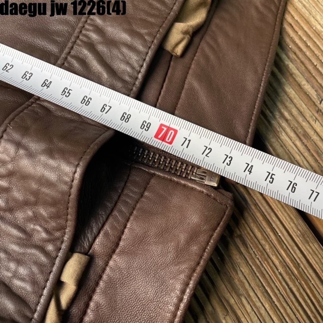 폴로 레더자켓 브라운 상품이미지8