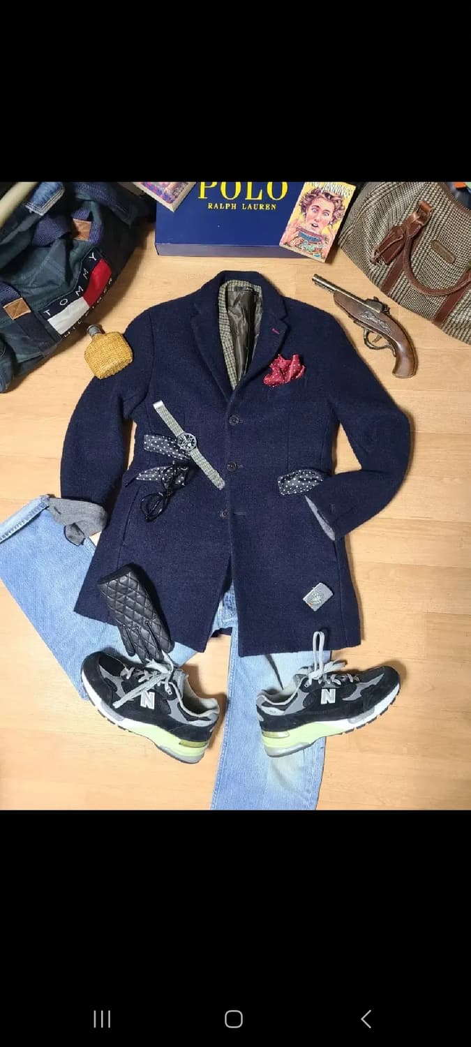 mensmelrose(이태리 ardites원단 ) 싱글코트 상품이미지4