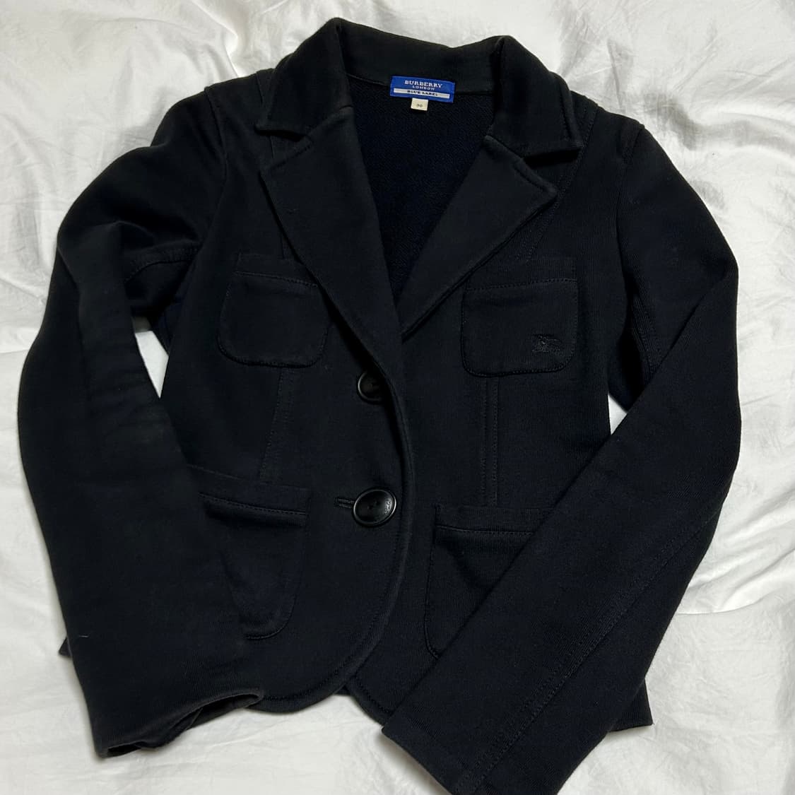 버버리 블루라벨 코튼 자켓 블랙 38 상품이미지1