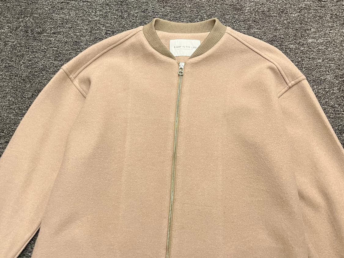 [55] 유나이티드 애로우즈 베이지 아크릴 롱자켓 상품이미지2