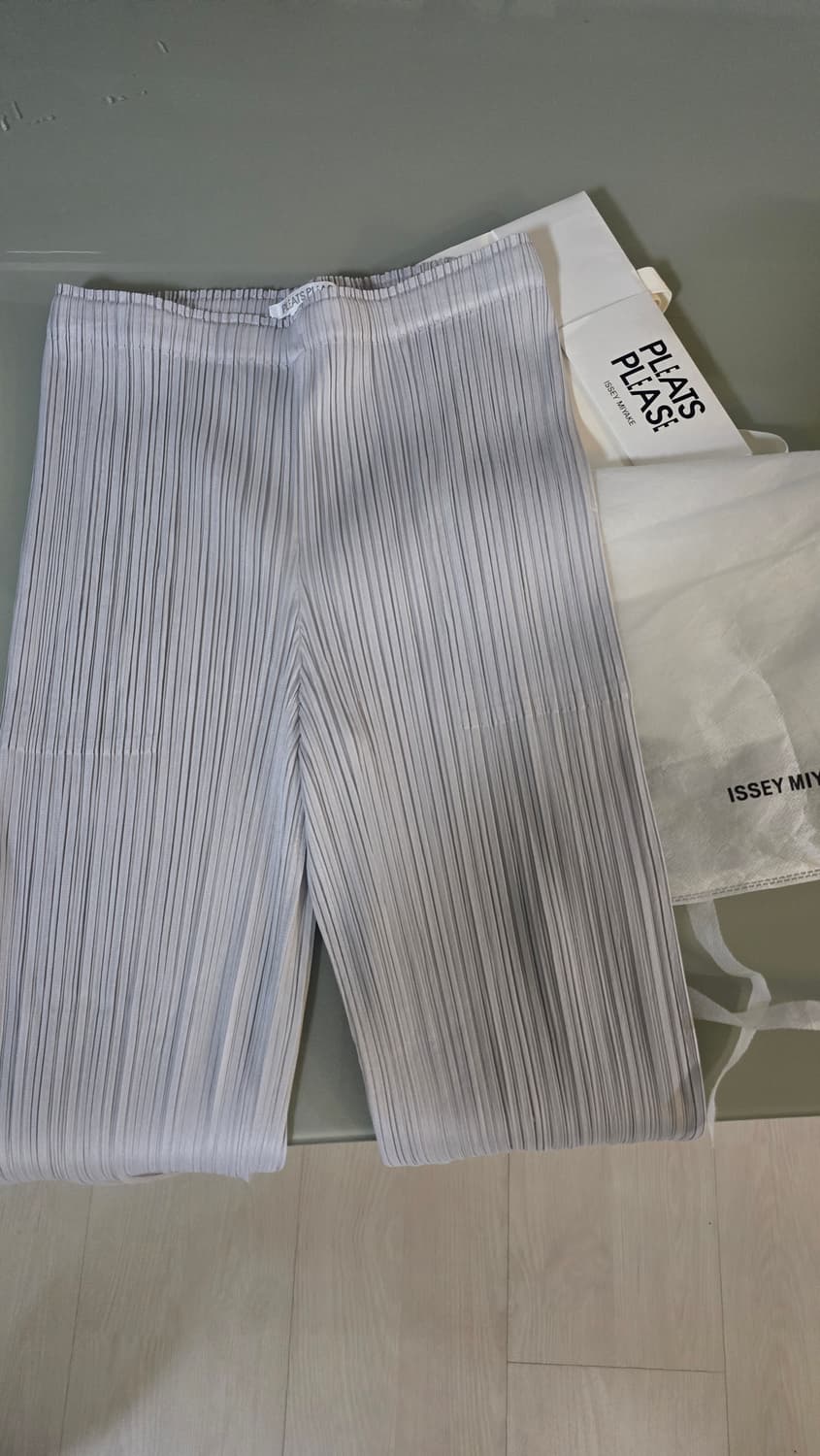 플리츠플리즈 jf110(사브리나팬츠)4 라이트그레이 상품이미지2