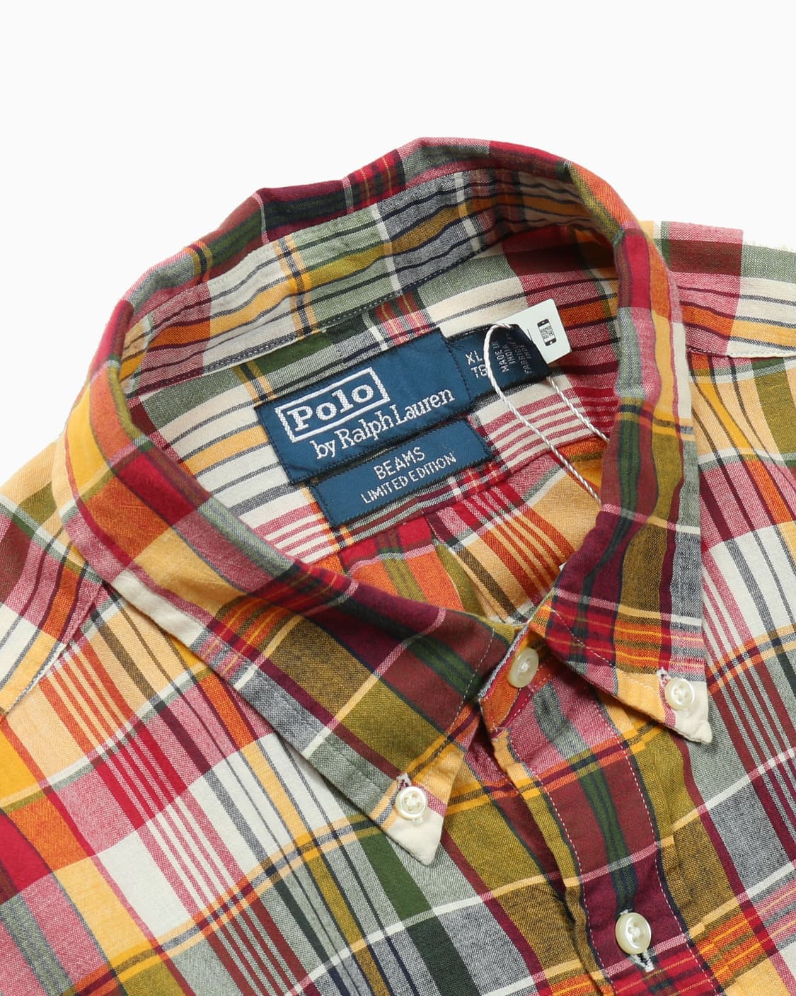 POLO x BEAMS MADRAS CHECK BIG SHIRT 상품이미지2