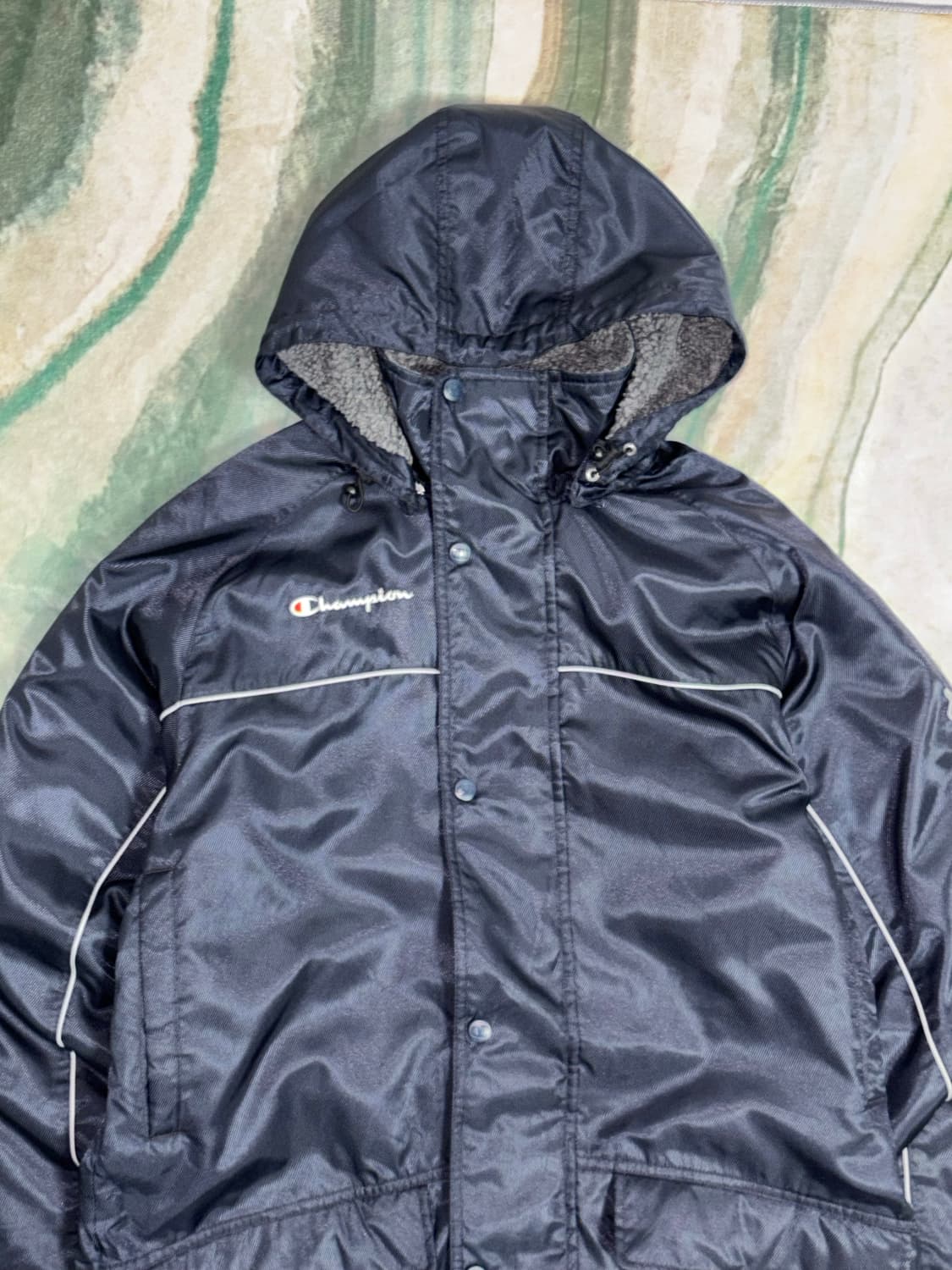 챔피온 자수 벤치 파카 상품이미지3