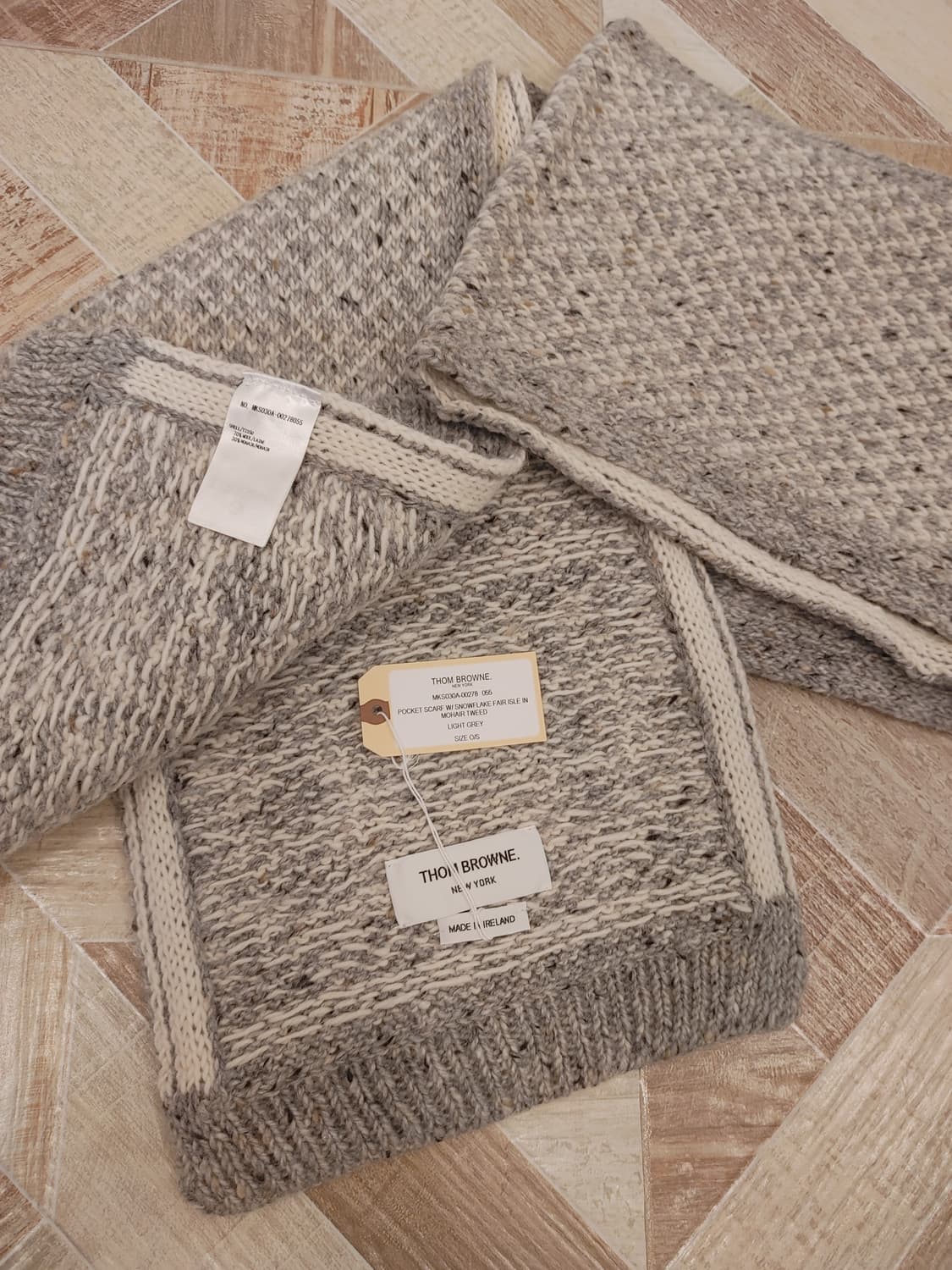 톰브라운 울 눈꽃 머플러 상품이미지2