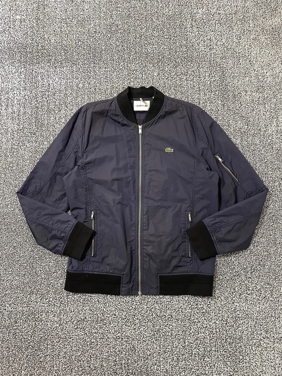 빈티지9. Lacoste 라코스테 블루종 자켓 점퍼 네이비 스몰로고 상품이미지1