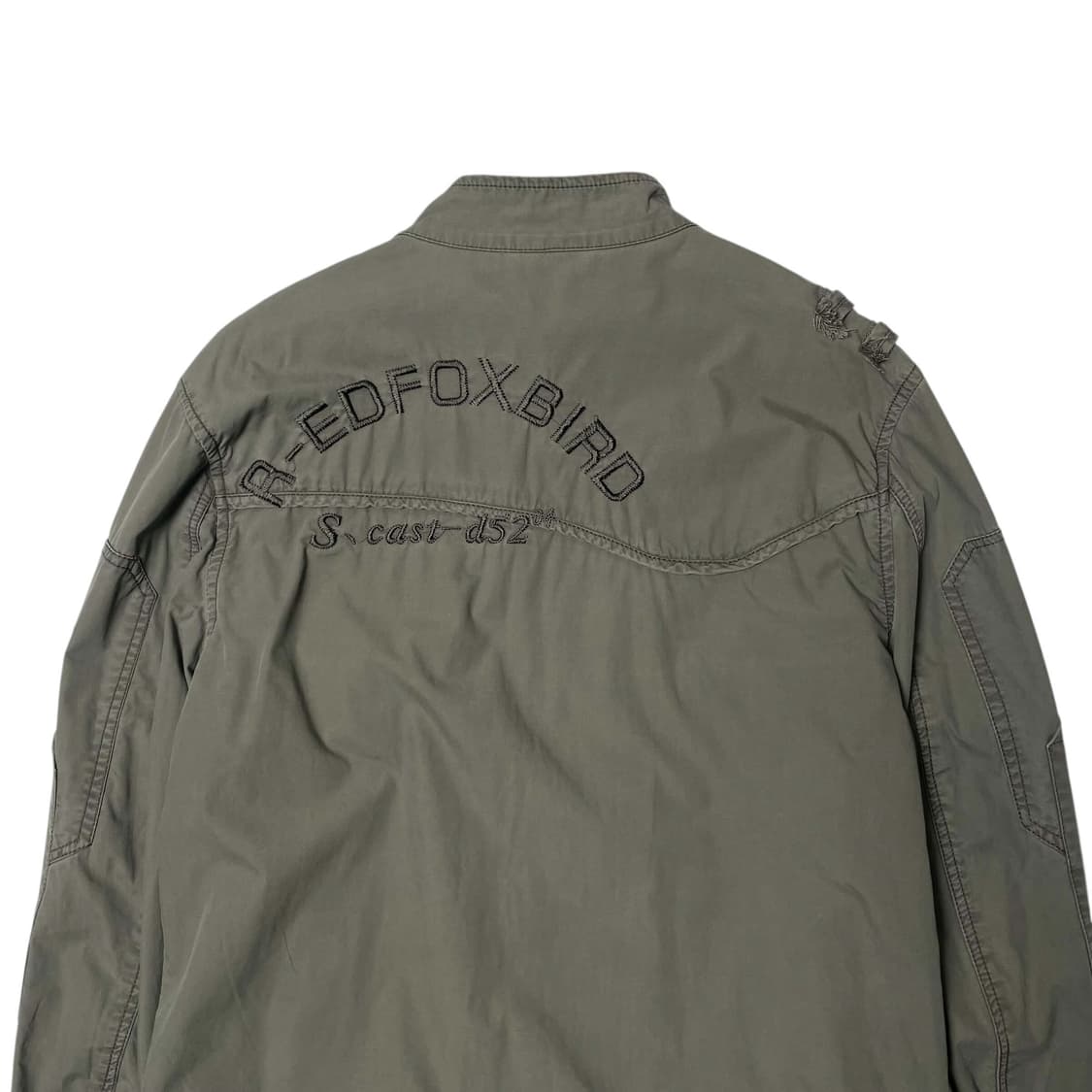 Vigour 카키 패치워크 집업 자켓 상품이미지6