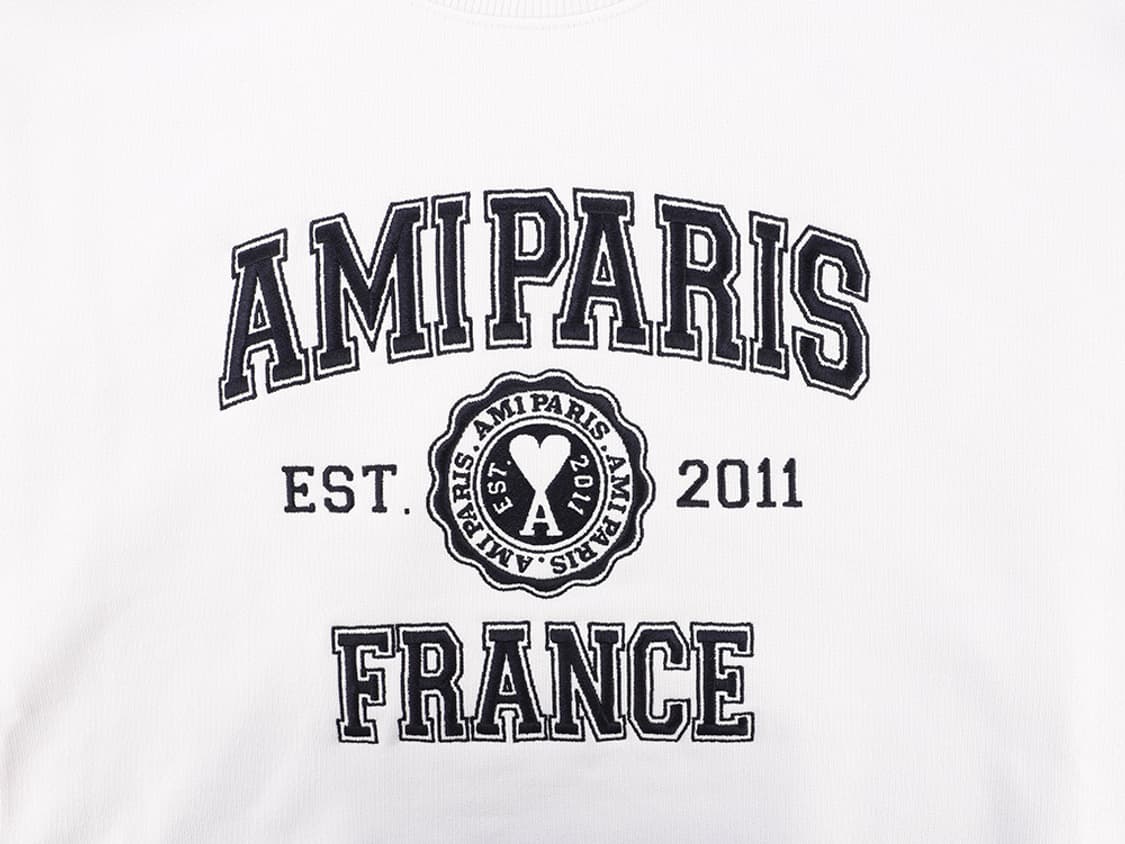 (L) 아미 레터링 맨투맨 상품이미지2