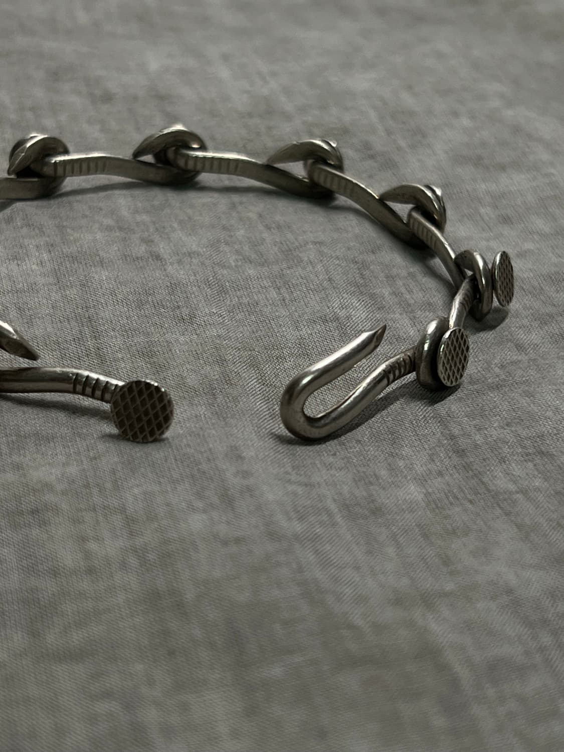 Guidi Silver Nail Bracelet 상품이미지2