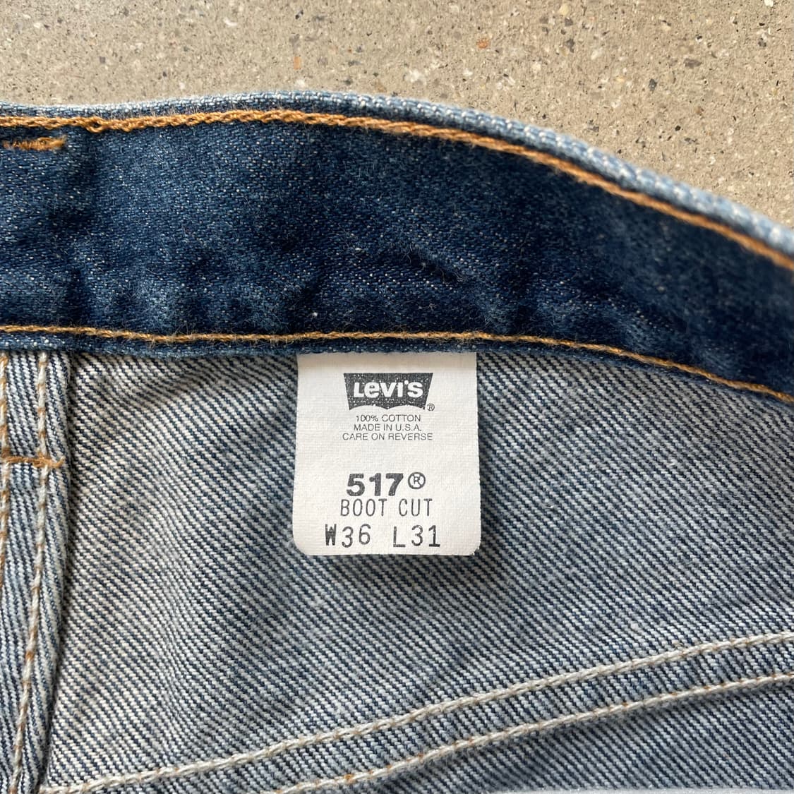 빈티지 리바이스 517 레드탭  made in usa 상품이미지4