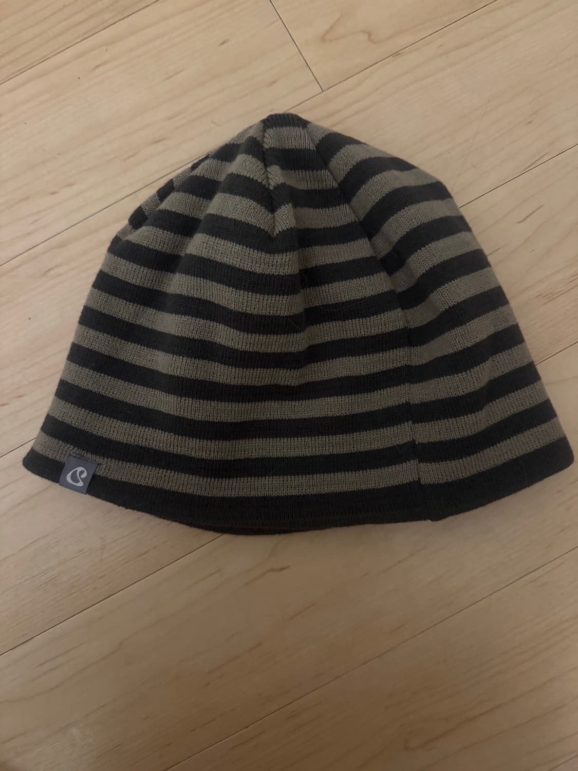 코이세이오 STRIPE BEANIE MUD KHAKI 상품이미지1