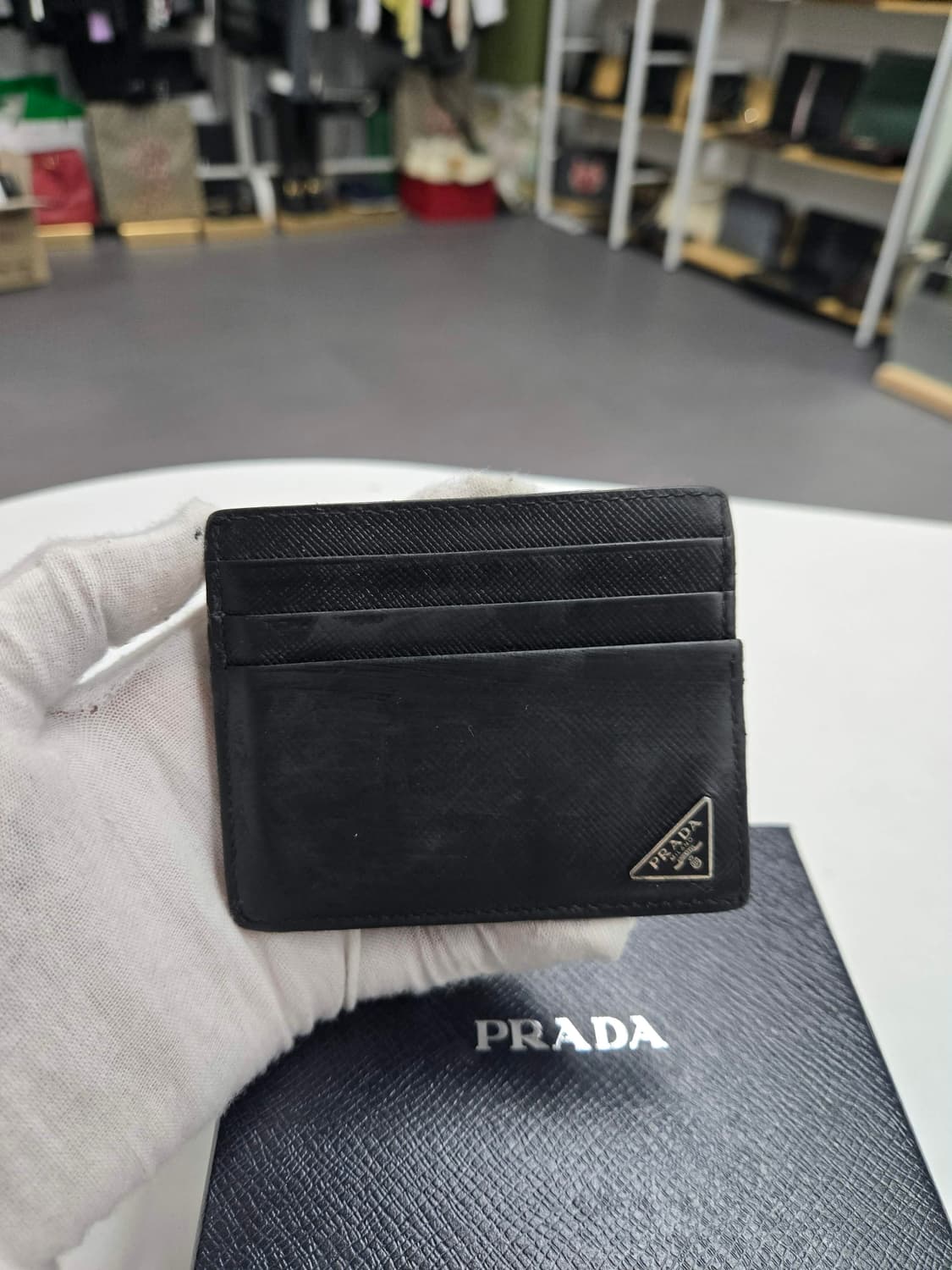 [50%세일] 프라다 사피아노 카드지갑 상품이미지1