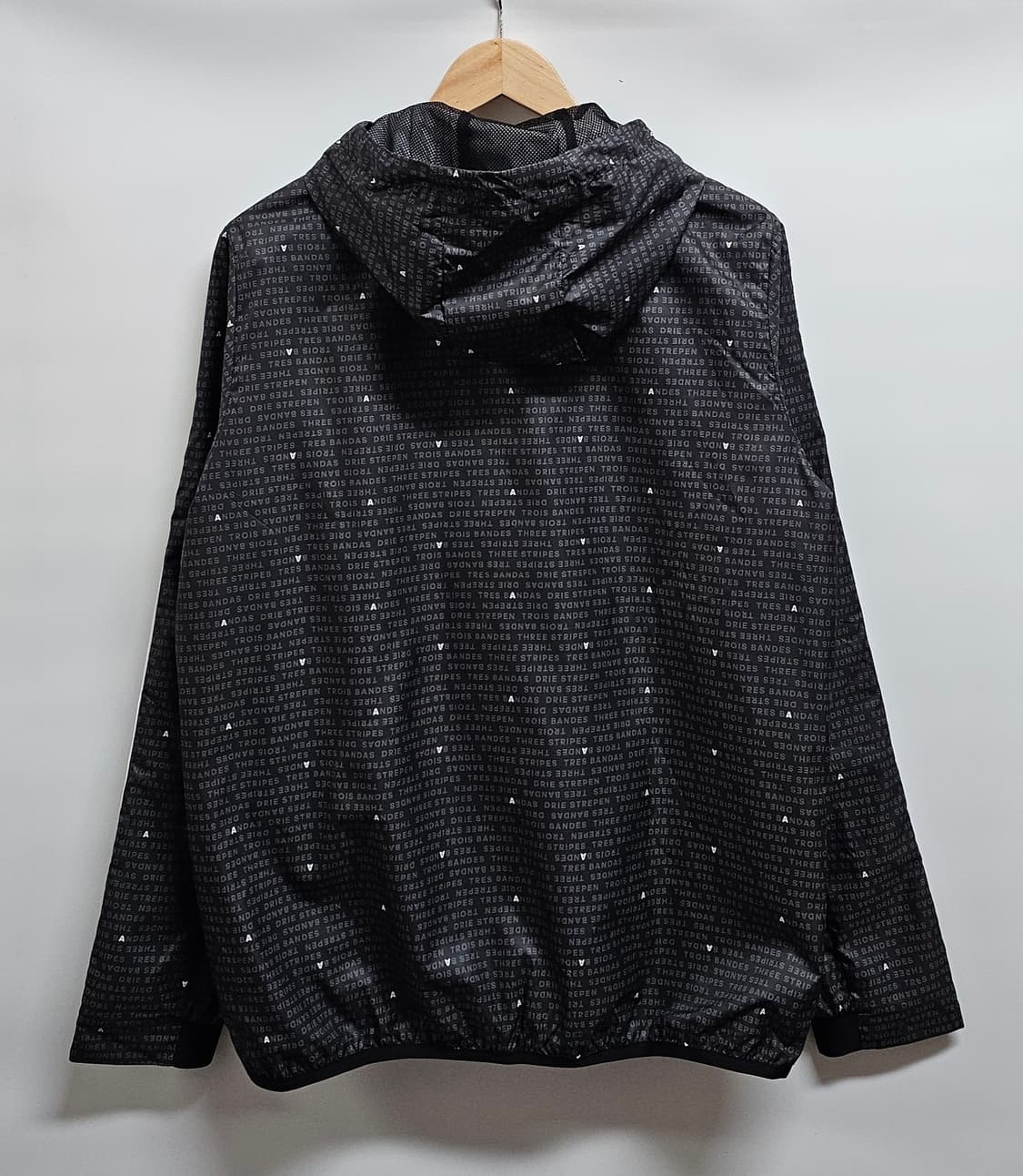 아디다스 멀티로고 후드 바람막이 L 상품이미지2