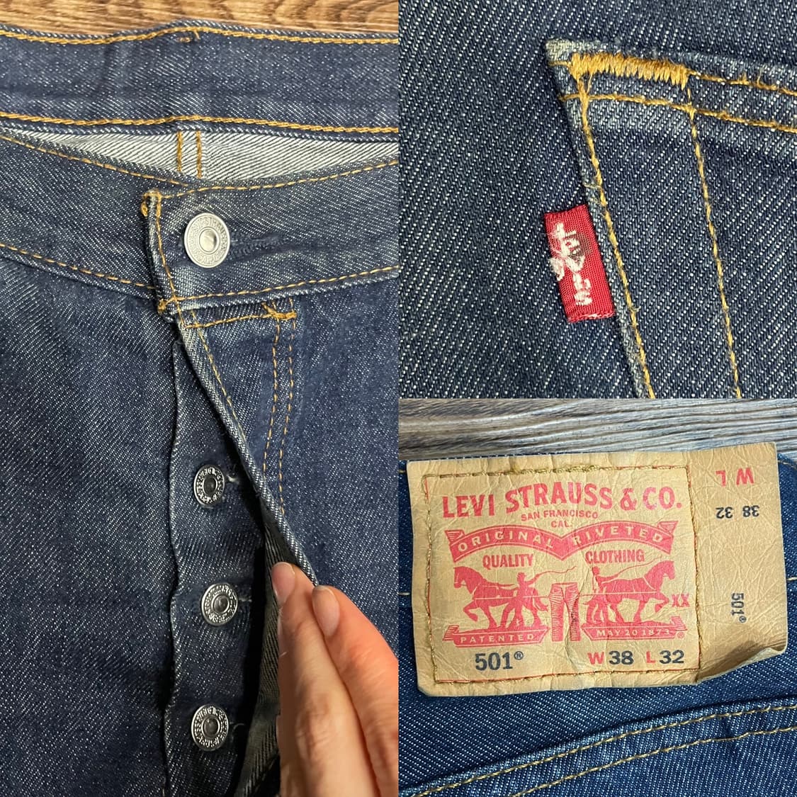 리바이스 501 오리지널진 데님 팬츠 상품이미지9