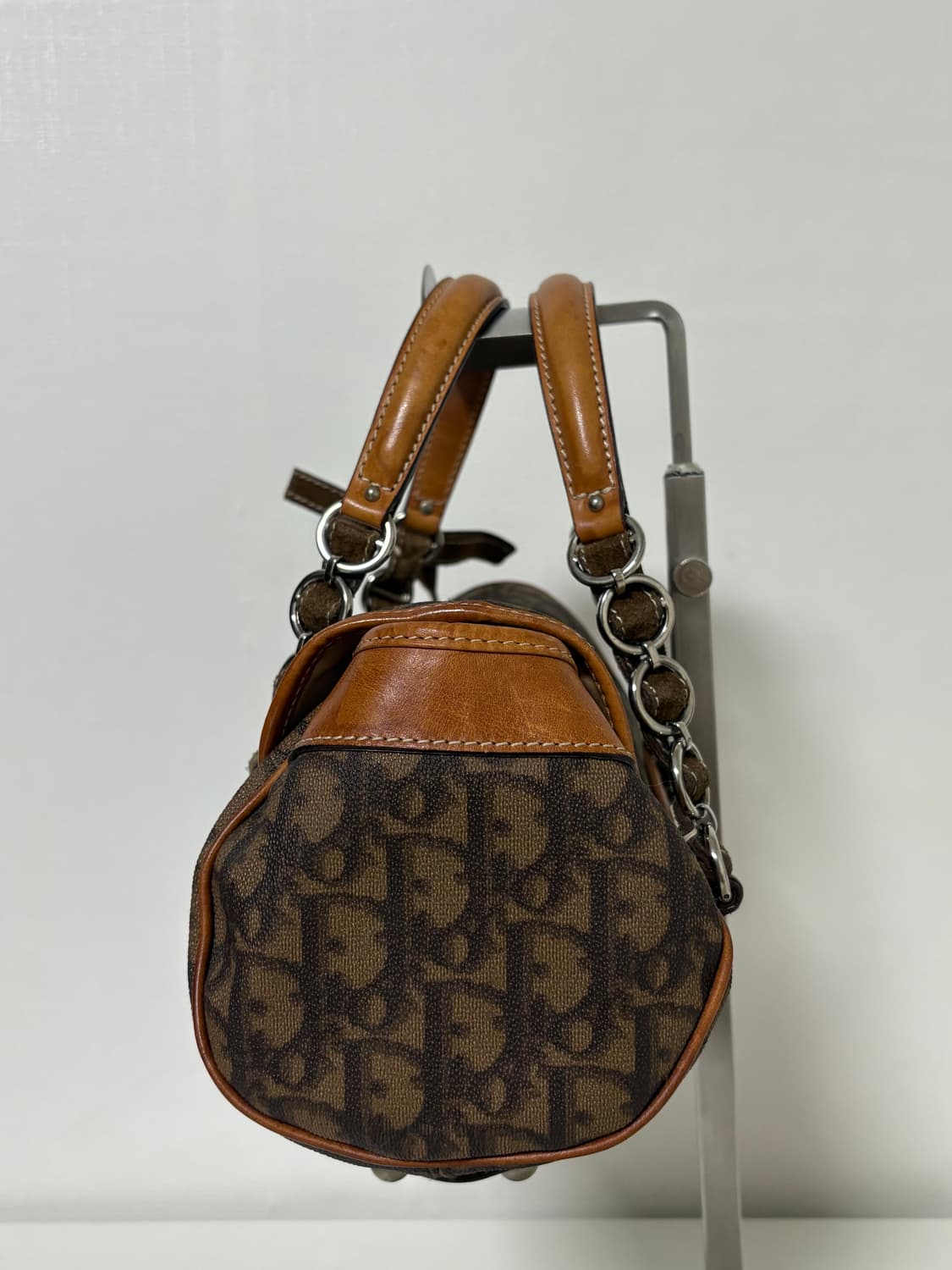 디올 로맨틱 하트 브라운 토트백 상품이미지5