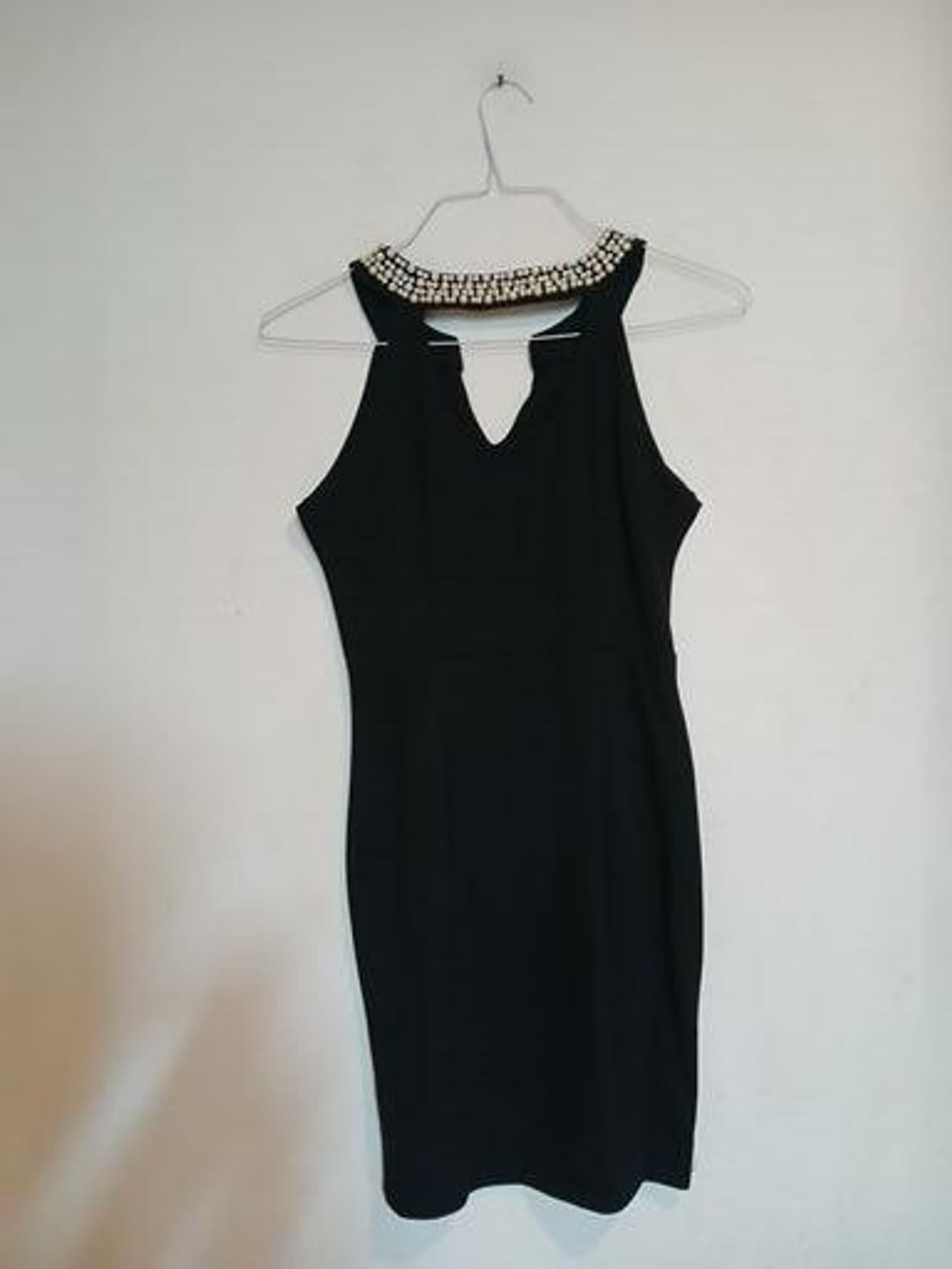 진주 민소매 홀터넥 드레스 나시 원피스 섹시 홀복 파티 클럽룩 데이트룩 상품이미지7