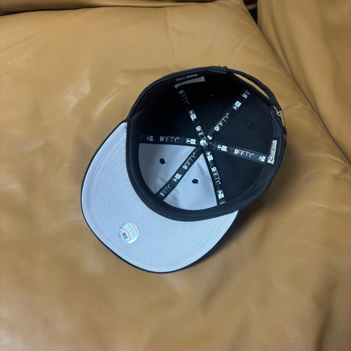 빔즈 빔스 뉴에라 9Fifty 6패널 볼캡 모자 뉴욕 메츠 블랙 상품이미지6